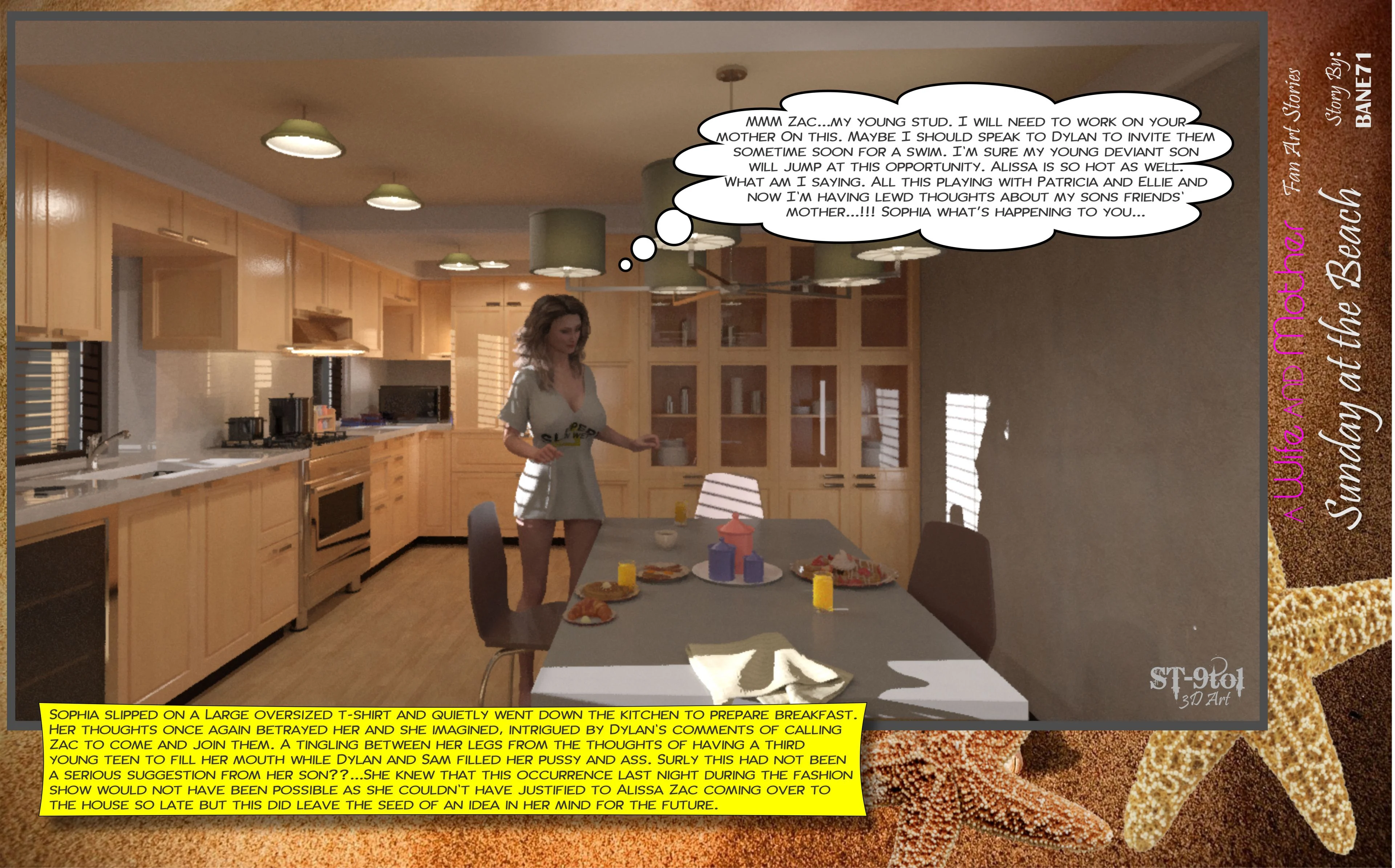 Fan Art Stories [ST-9Pol | ST9to1] 2 . Sunday On The Beach - [ST-9Pol] – page 5
