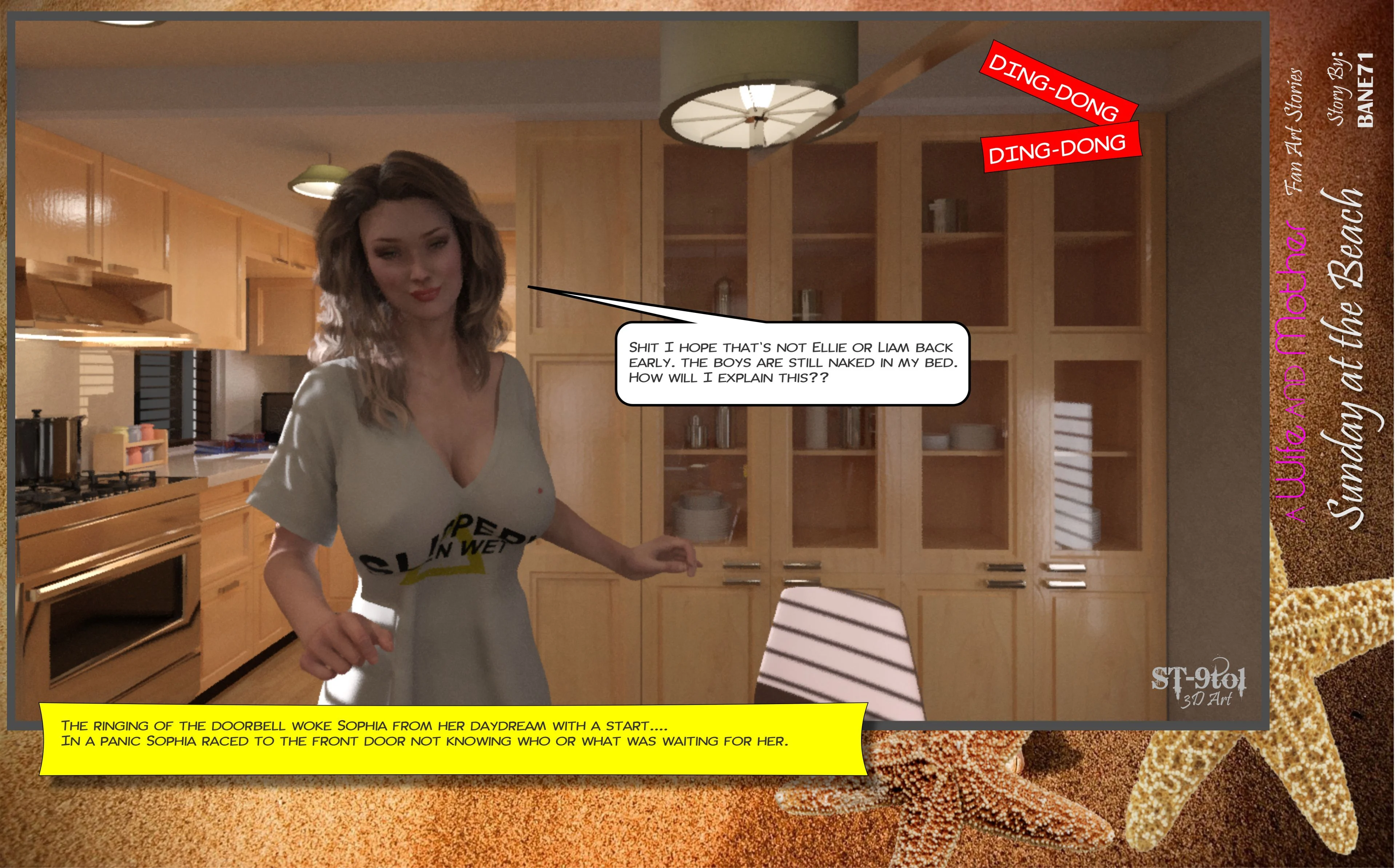 Fan Art Stories [ST-9Pol | ST9to1] 2 . Sunday On The Beach - [ST-9Pol] – page 6