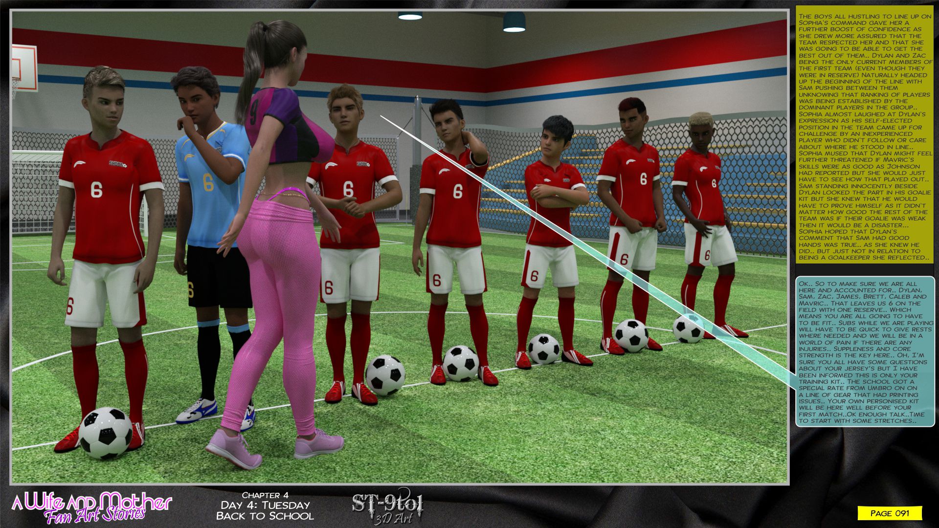 Fan Art Stories [ST-9Pol | ST9to1] 4 . Tuesday - Back To School - [ST-9Pol] – page 91