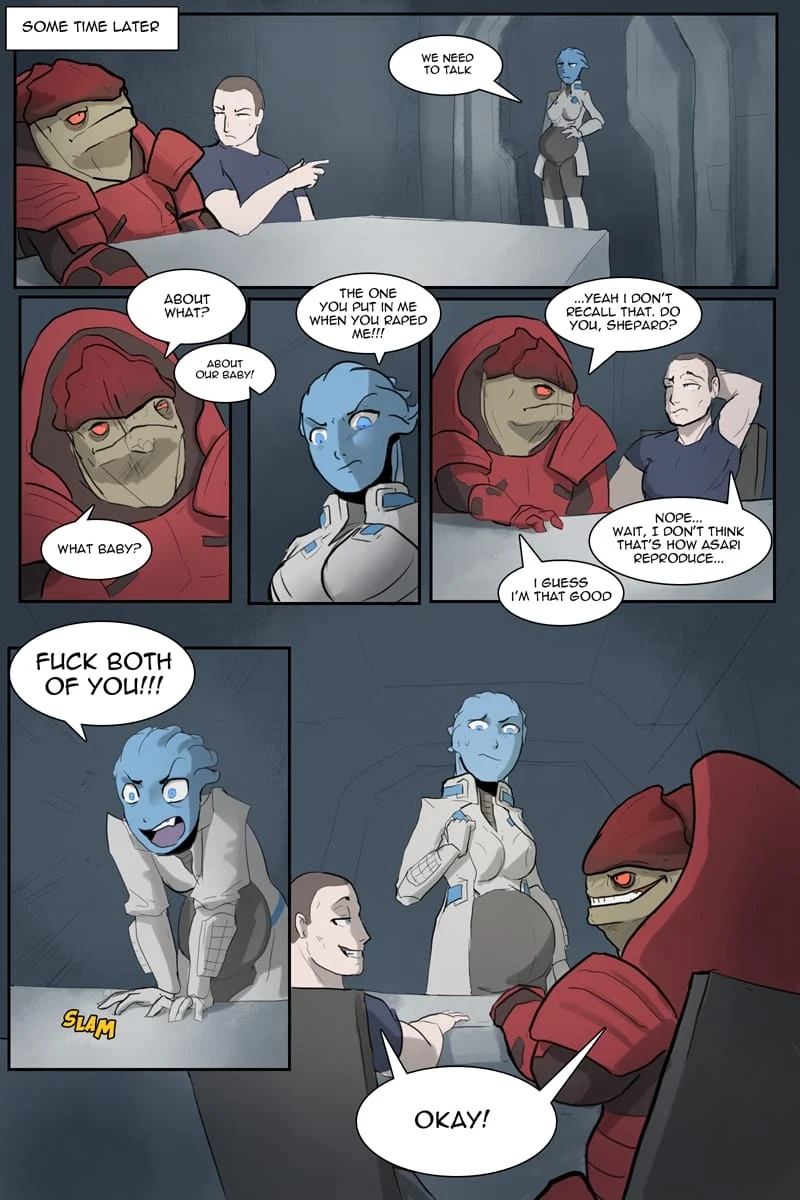 Wrex’d (Mass Effect) [ArbuzBudesh] 1 . Wrex'd - Chapter 1 (Mass Effect) [ArbuzBudesh] – page 12
