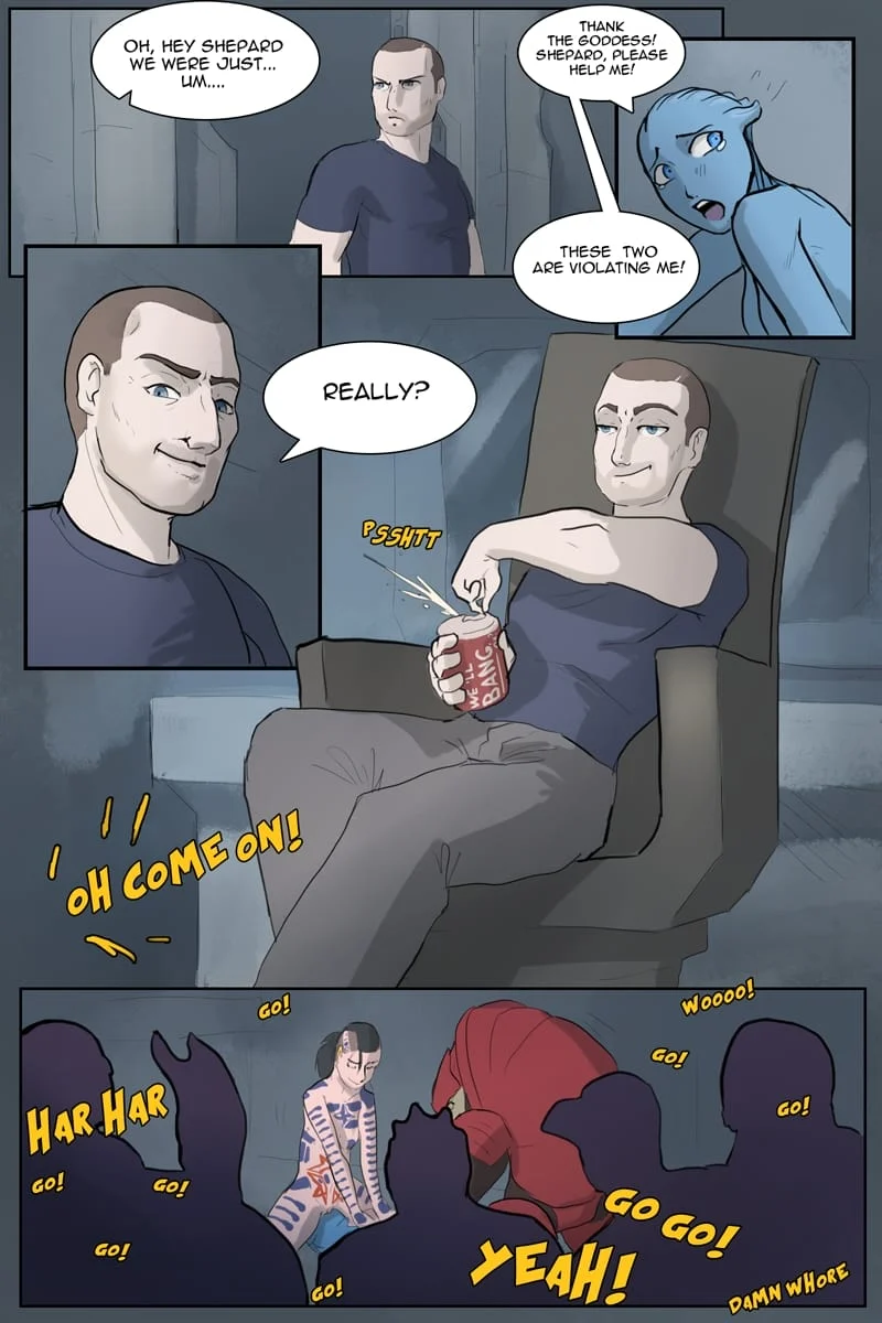 Wrex’d (Mass Effect) [ArbuzBudesh] 1 . Wrex'd - Chapter 1 (Mass Effect) [ArbuzBudesh] – page 8