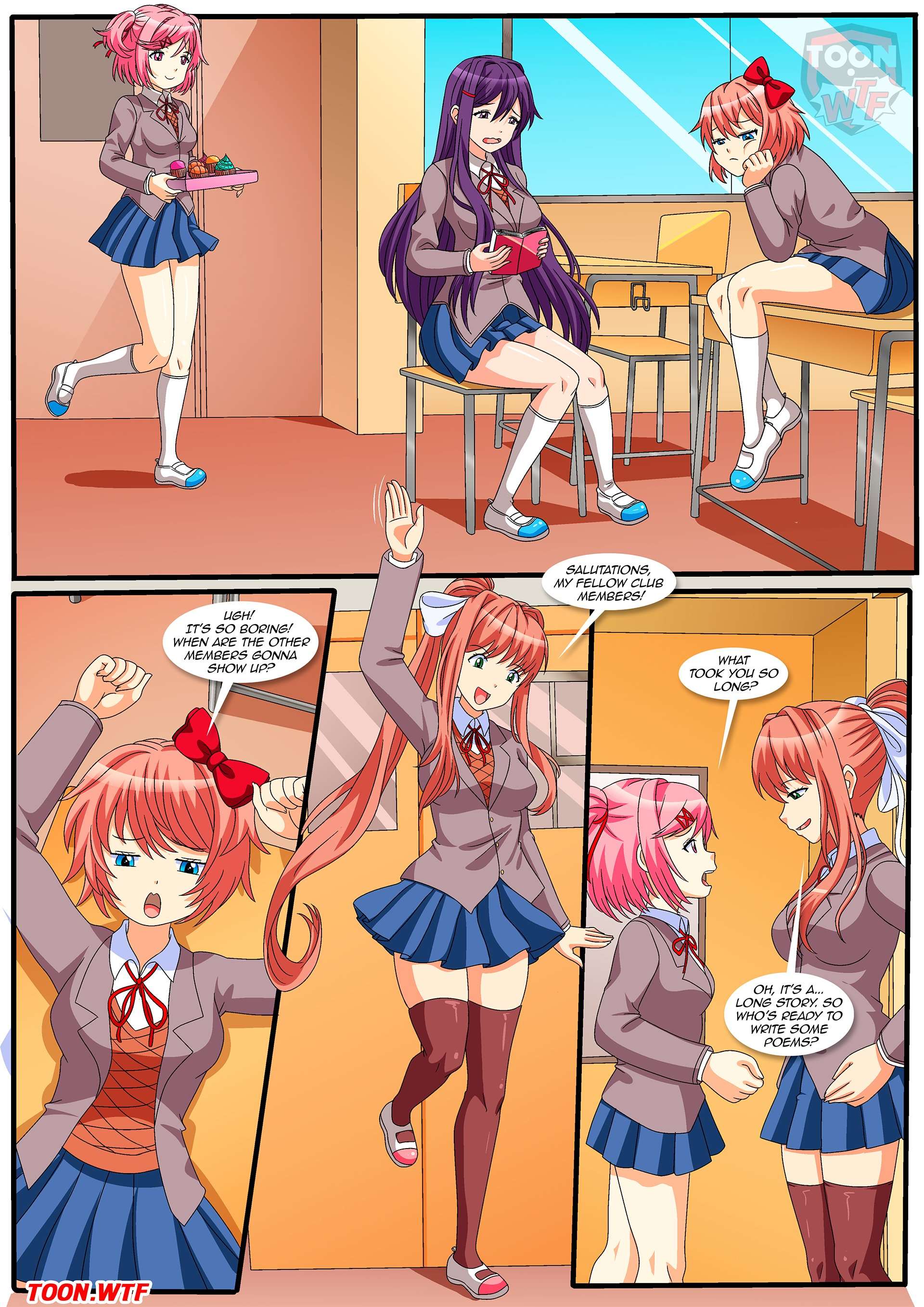 Doki Doki Literature Club [PalComix] 1 . Doki Doki Literature Club - Chapter 1 [PalComix] – page 2