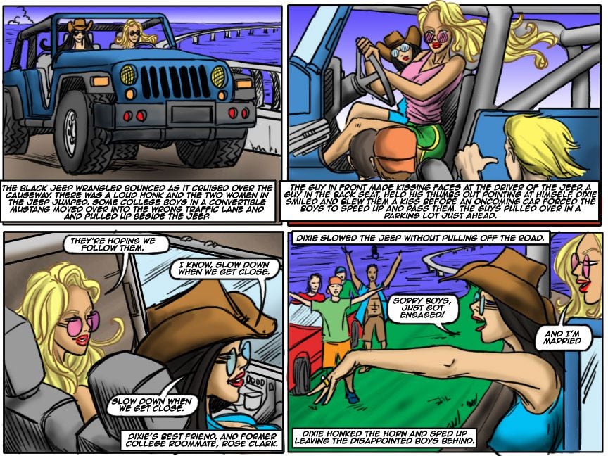 Flag Girls [IllustratedInterracial] 1 . Flag Girls - Chapter 1 [IllustratedInterracial] – page 2