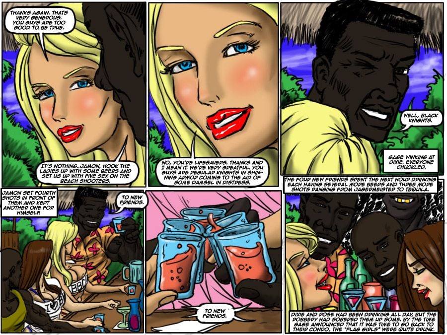 Flag Girls [IllustratedInterracial] 1 . Flag Girls - Chapter 1 [IllustratedInterracial] – page 21