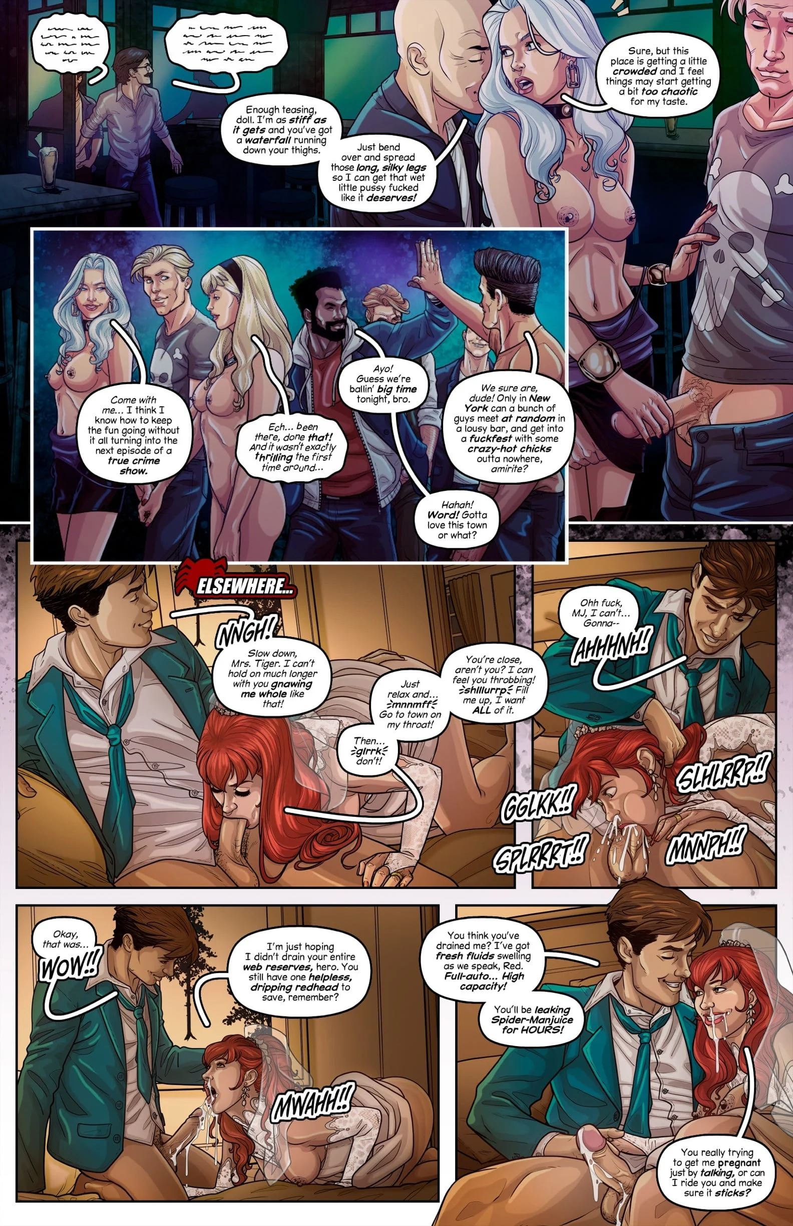 The Newly Webs (Spider-Man) [Tracy Scops] 1 . The Newly Webs - Chapter 1 (Spider-Man) [Tracy Scops] – page 7