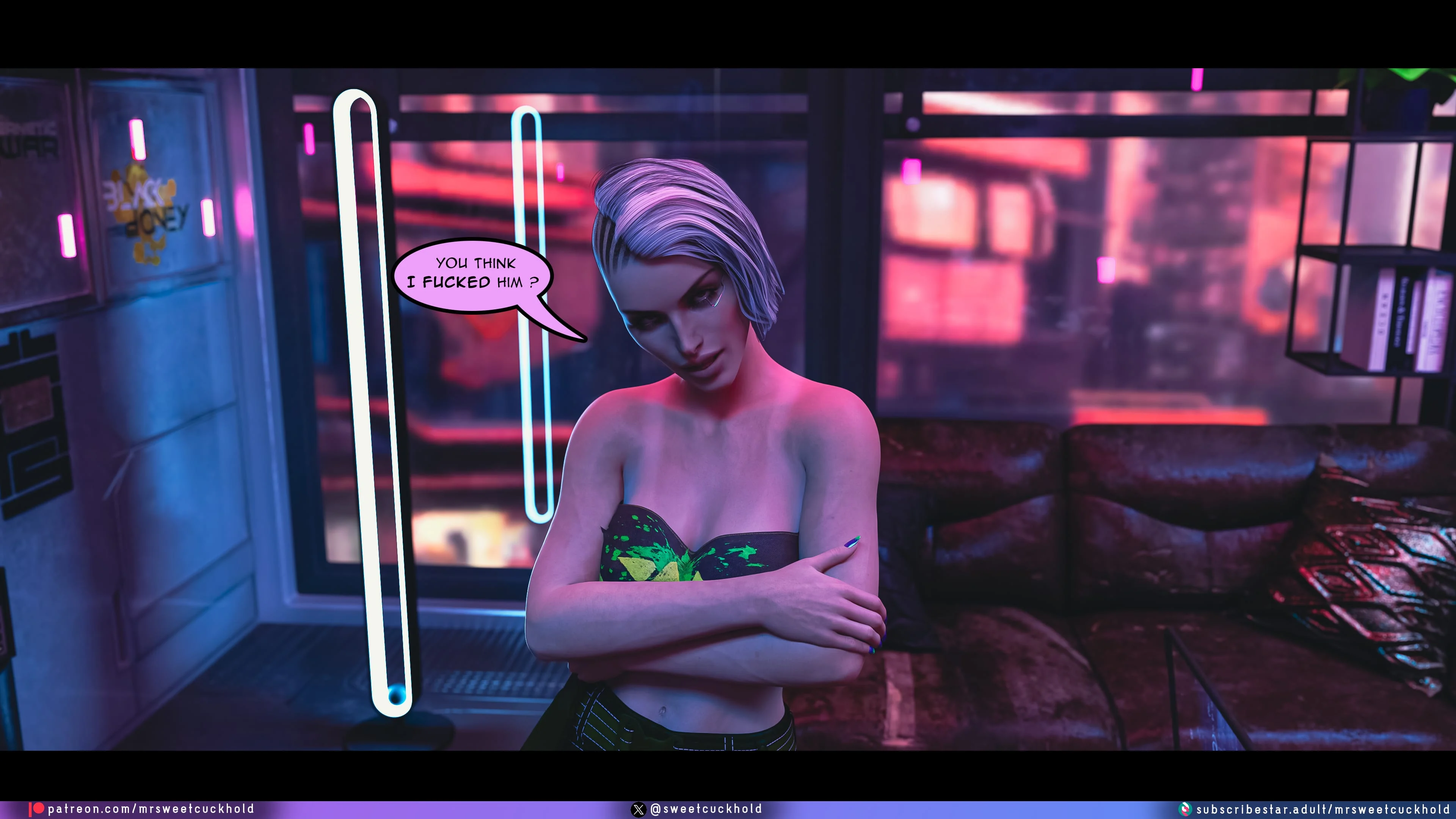 Street Corruption (Cyberpunk 2077) [Mr.SweetCuckhold] 3 . Street Corruption - Chapter 3 (Cyberpunk 2077) [Mr.SweetCuckhold] – page 13