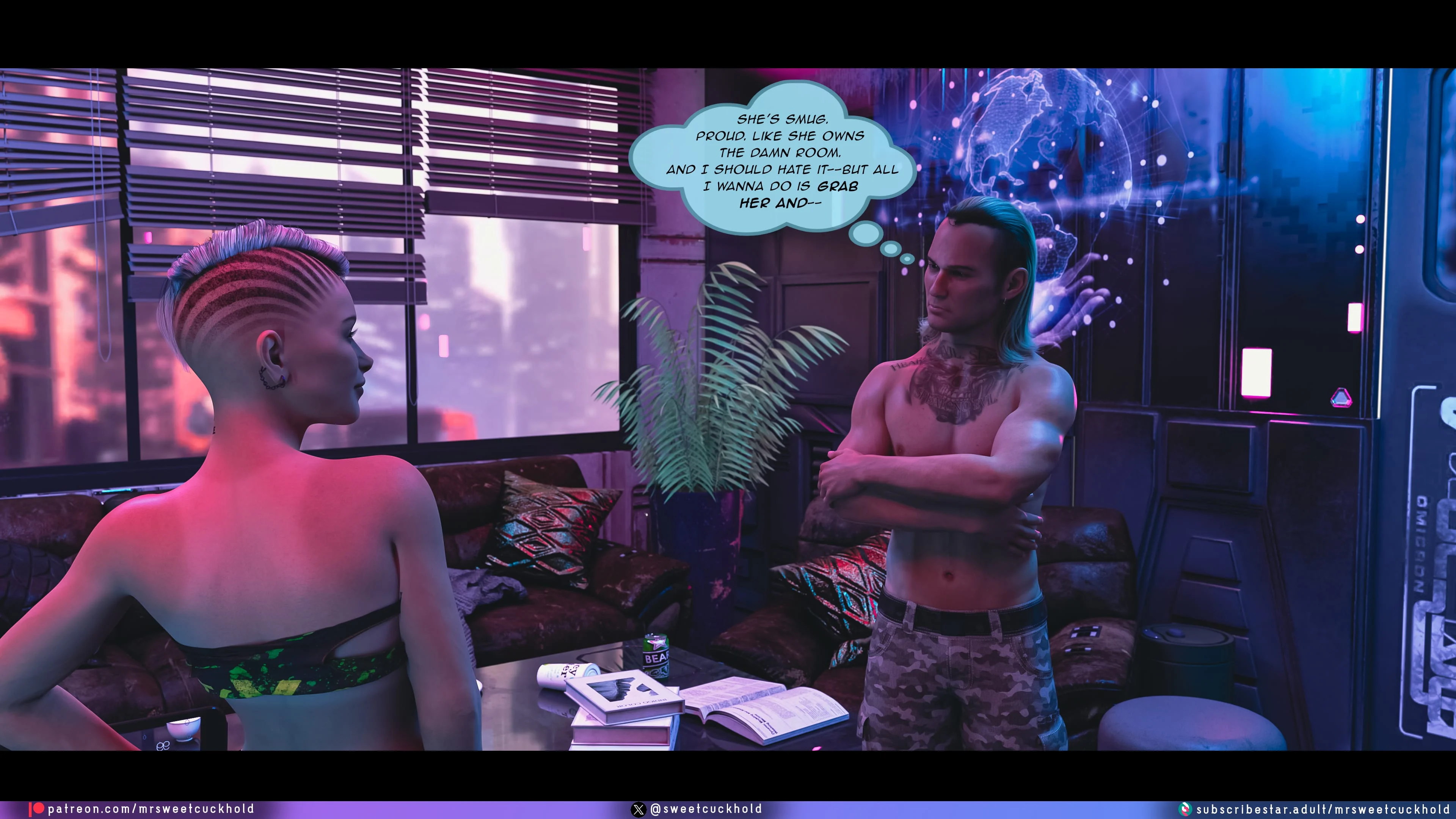 Street Corruption (Cyberpunk 2077) [Mr.SweetCuckhold] 3 . Street Corruption - Chapter 3 (Cyberpunk 2077) [Mr.SweetCuckhold] – page 16