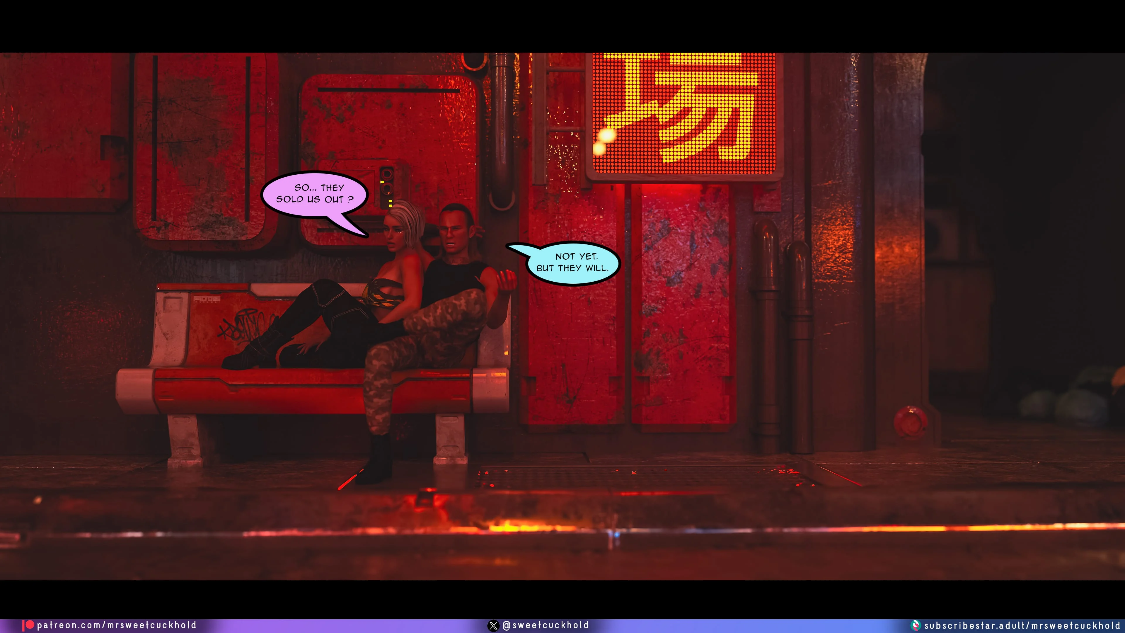 Street Corruption (Cyberpunk 2077) [Mr.SweetCuckhold] 3 . Street Corruption - Chapter 3 (Cyberpunk 2077) [Mr.SweetCuckhold] – page 38