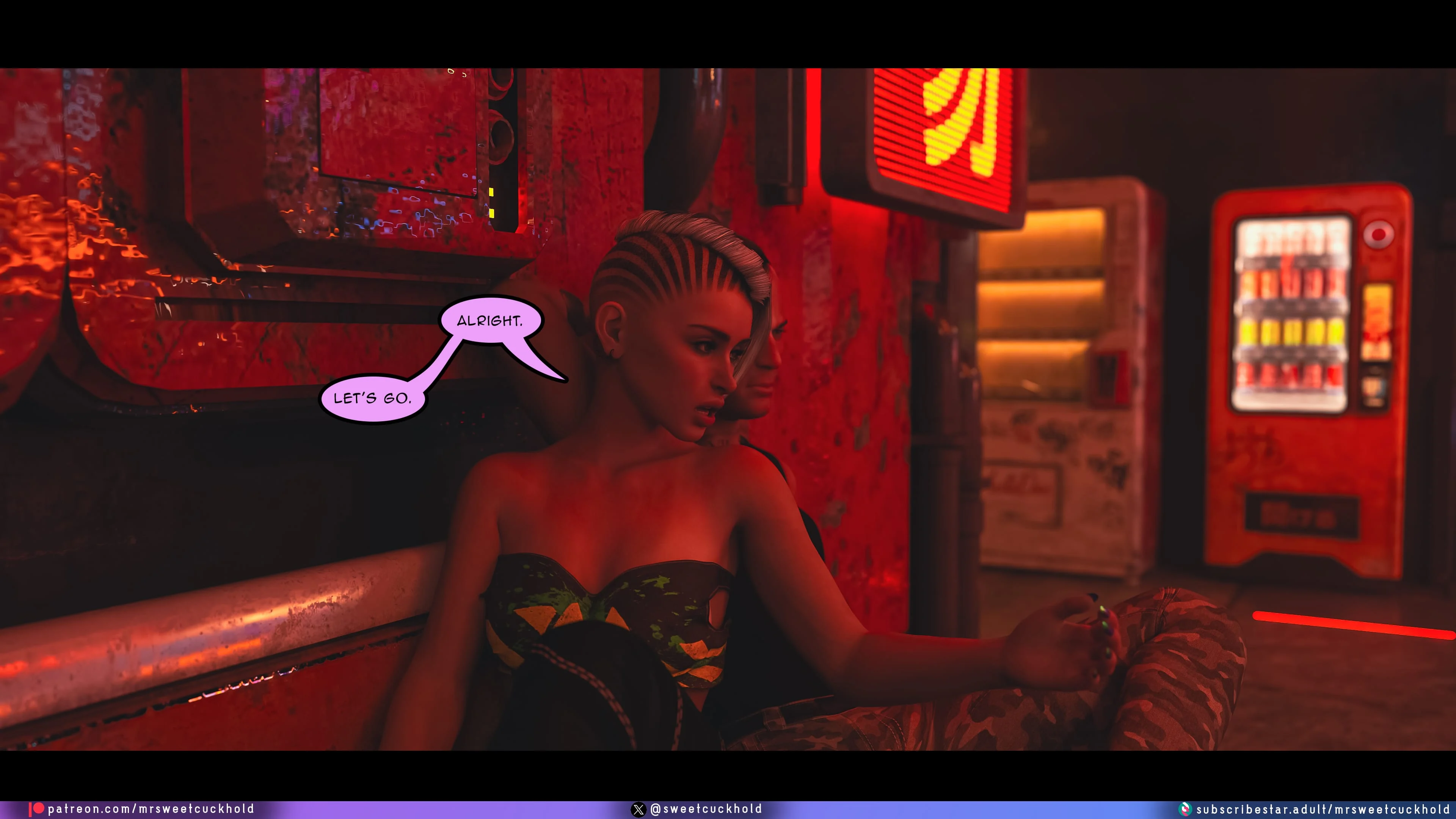 Street Corruption (Cyberpunk 2077) [Mr.SweetCuckhold] 3 . Street Corruption - Chapter 3 (Cyberpunk 2077) [Mr.SweetCuckhold] – page 40
