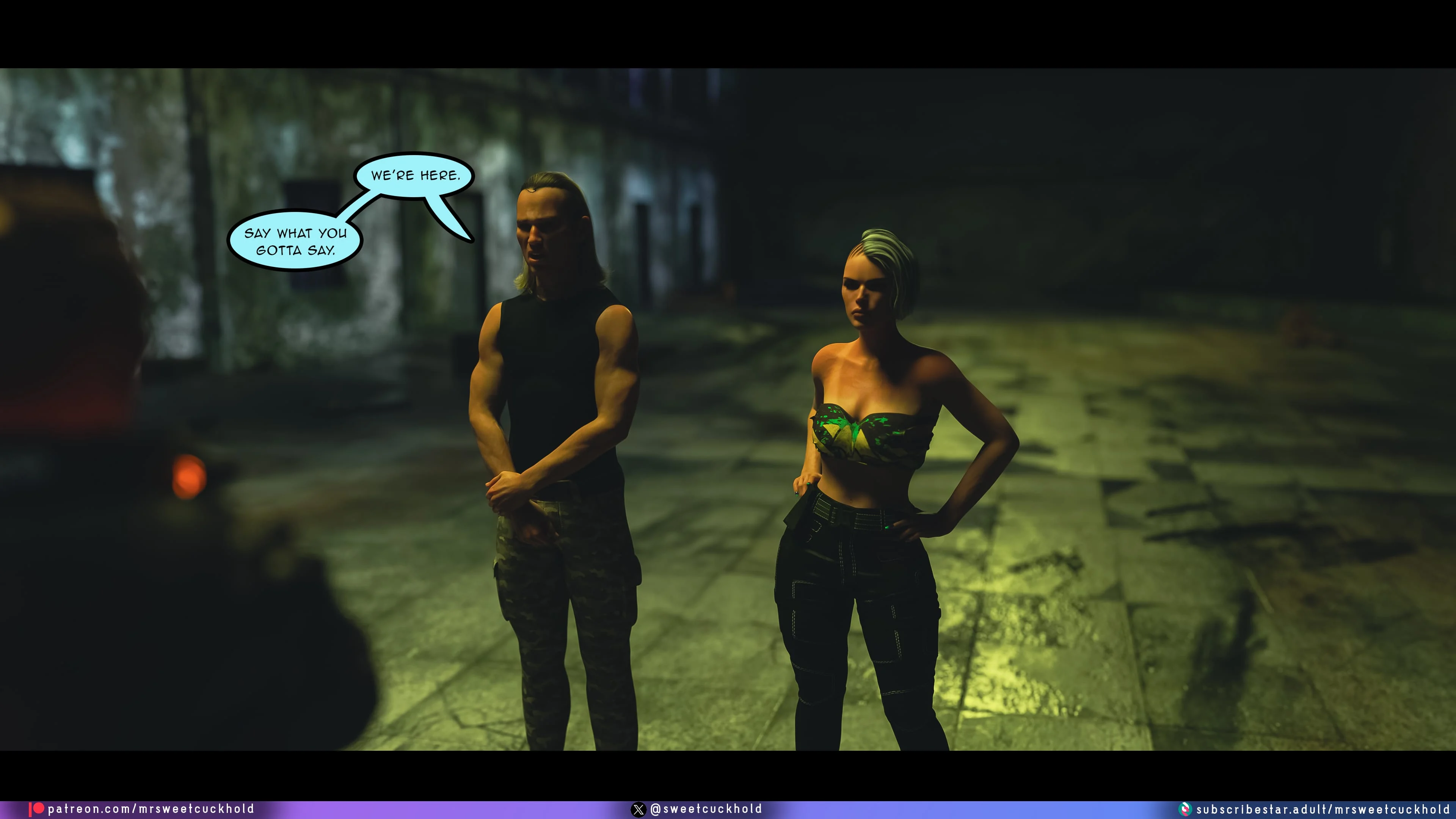 Street Corruption (Cyberpunk 2077) [Mr.SweetCuckhold] 3 . Street Corruption - Chapter 3 (Cyberpunk 2077) [Mr.SweetCuckhold] – page 45