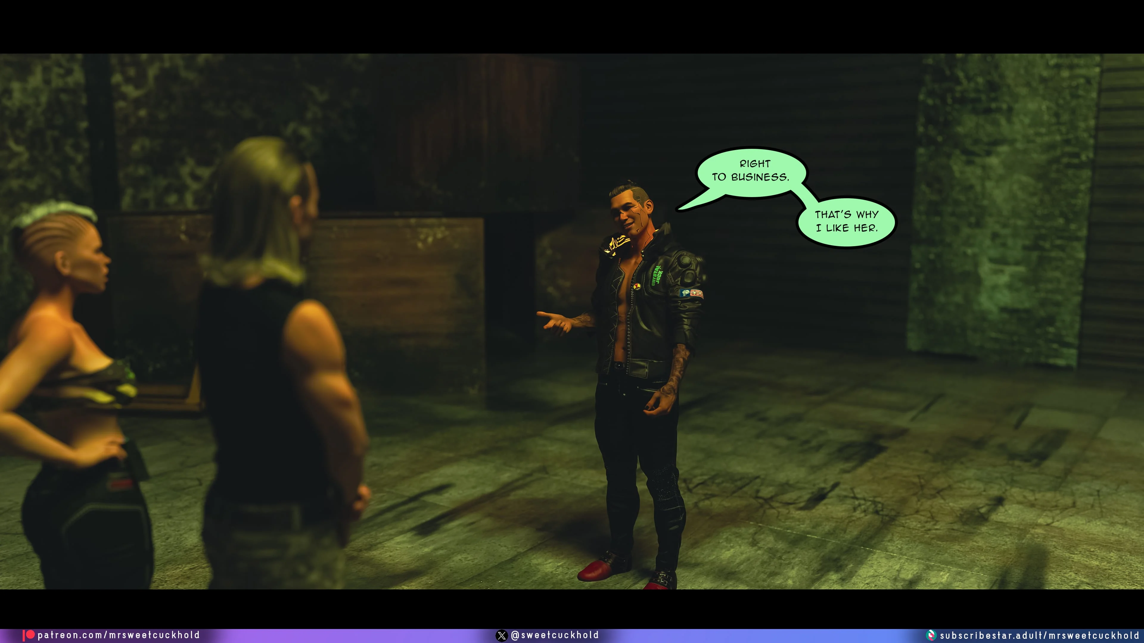 Street Corruption (Cyberpunk 2077) [Mr.SweetCuckhold] 3 . Street Corruption - Chapter 3 (Cyberpunk 2077) [Mr.SweetCuckhold] – page 49