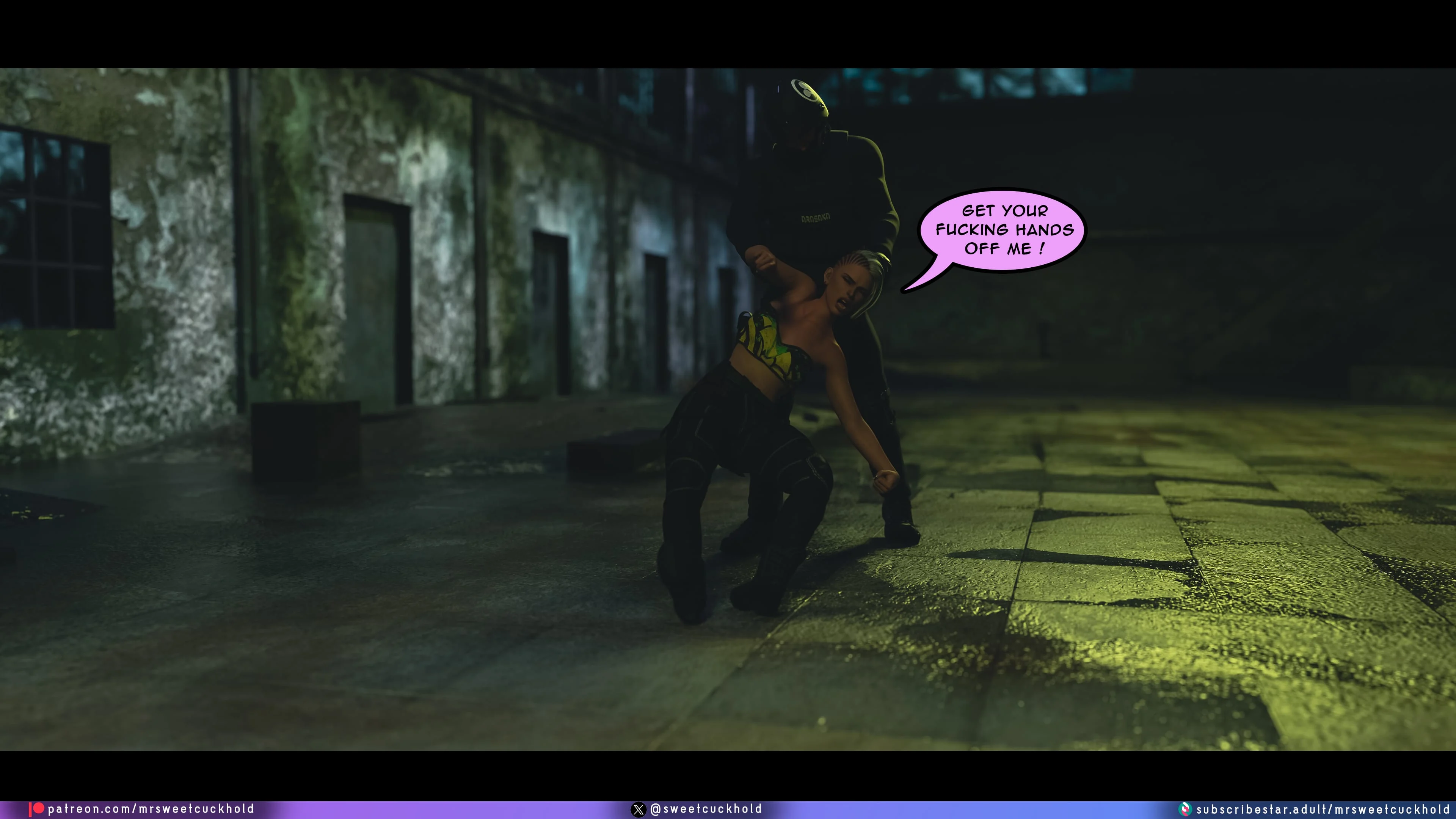 Street Corruption (Cyberpunk 2077) [Mr.SweetCuckhold] 3 . Street Corruption - Chapter 3 (Cyberpunk 2077) [Mr.SweetCuckhold] – page 64