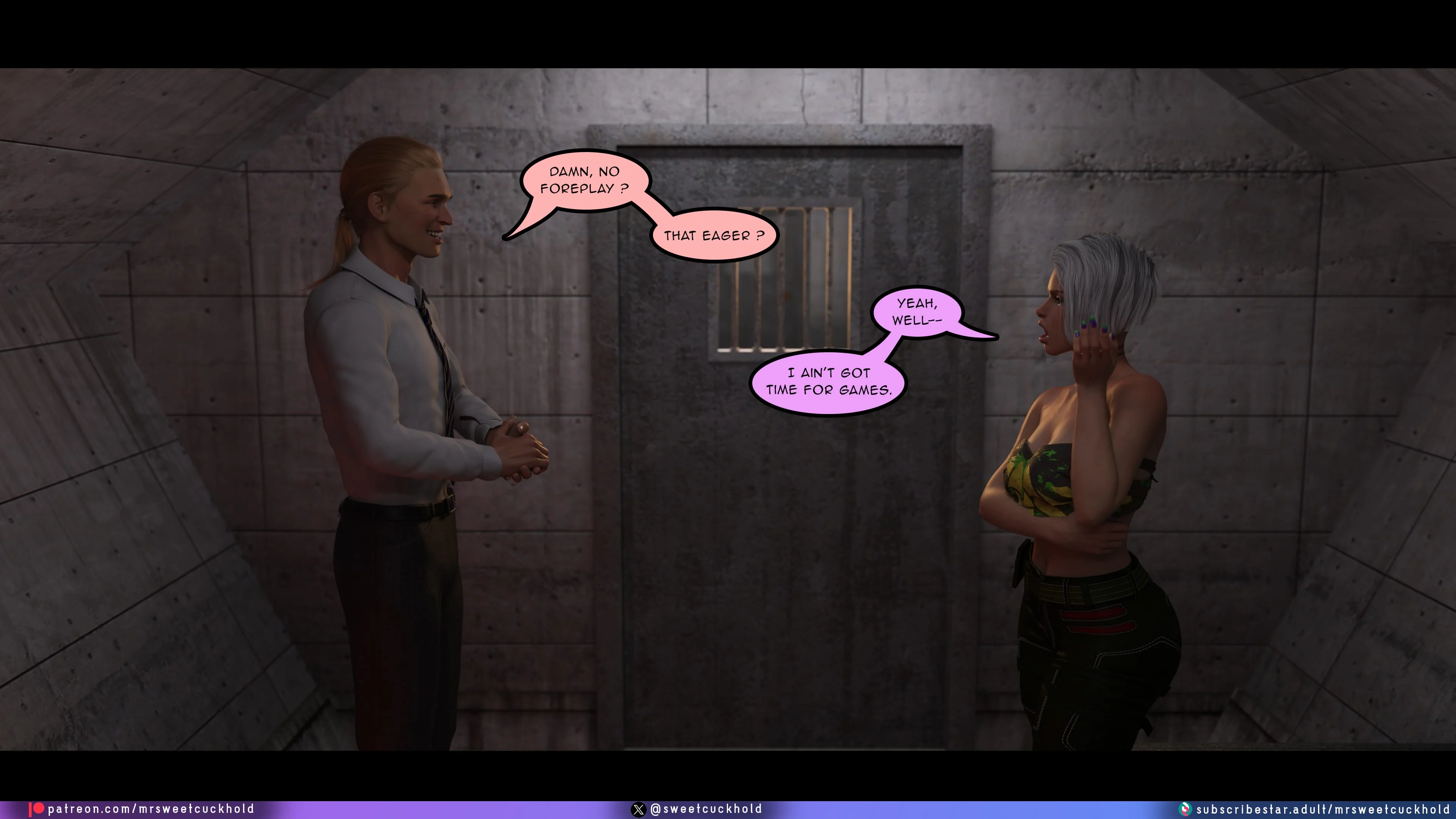 Street Corruption (Cyberpunk 2077) [Mr.SweetCuckhold] 3 . Street Corruption - Chapter 3 (Cyberpunk 2077) [Mr.SweetCuckhold] – page 84
