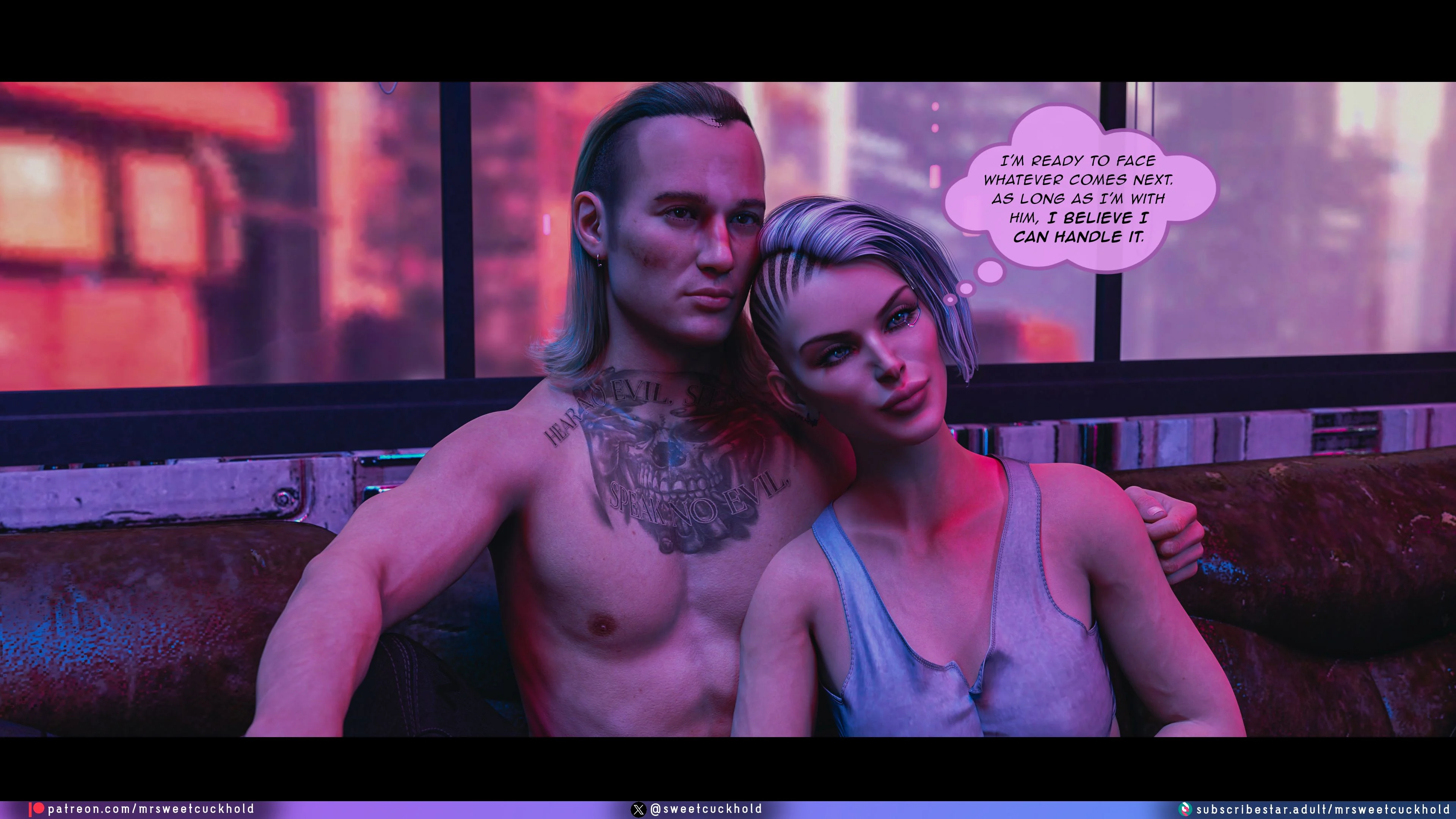 Street Corruption (Cyberpunk 2077) [Mr.SweetCuckhold] 1 . Street Corruption - Chapter 1 (Cyberpunk 2077) [Mr.SweetCuckhold] – page 151