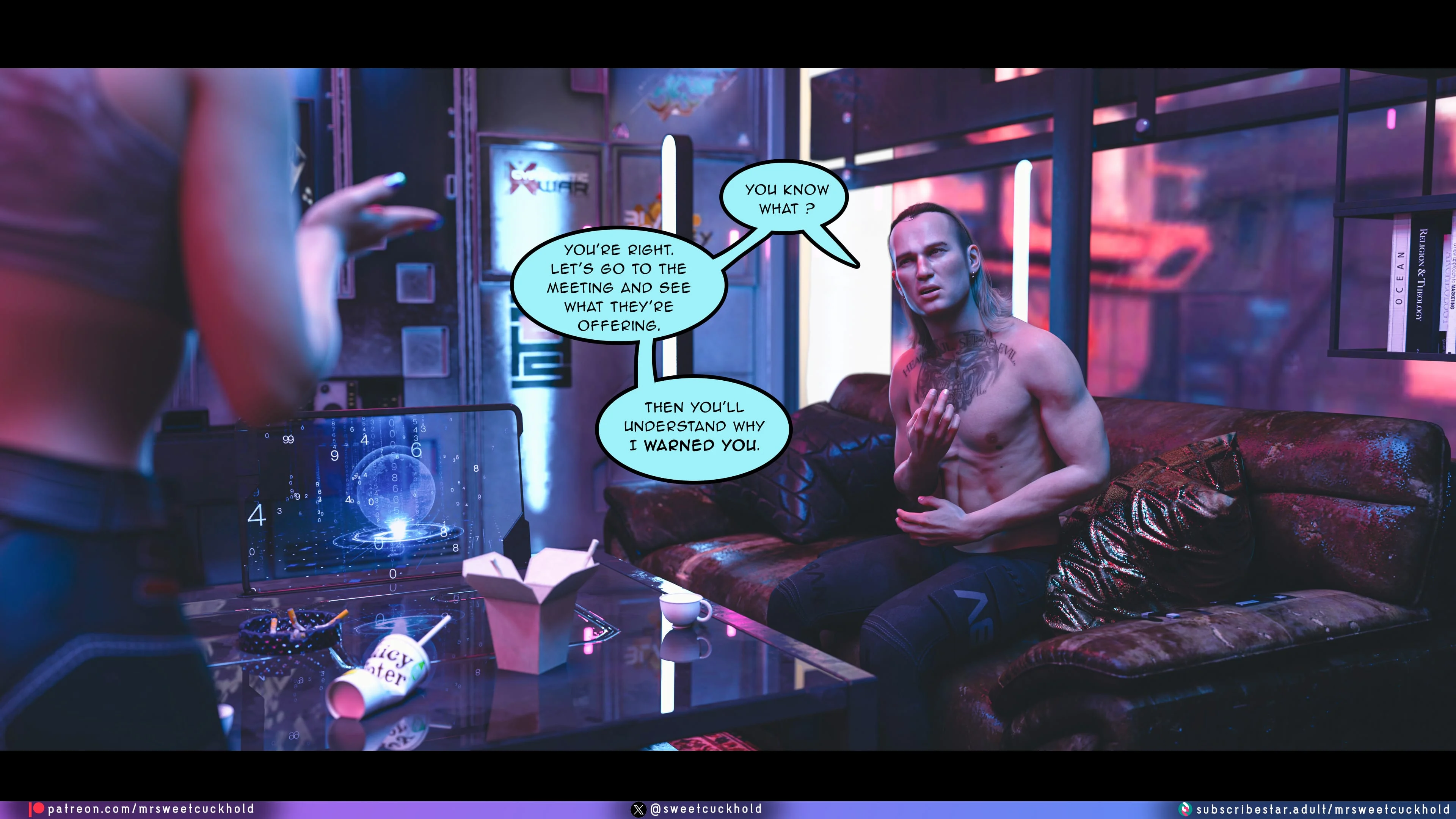 Street Corruption (Cyberpunk 2077) [Mr.SweetCuckhold] 2 . Street Corruption - Chapter 2 (Cyberpunk 2077) [Mr.SweetCuckhold] – page 25