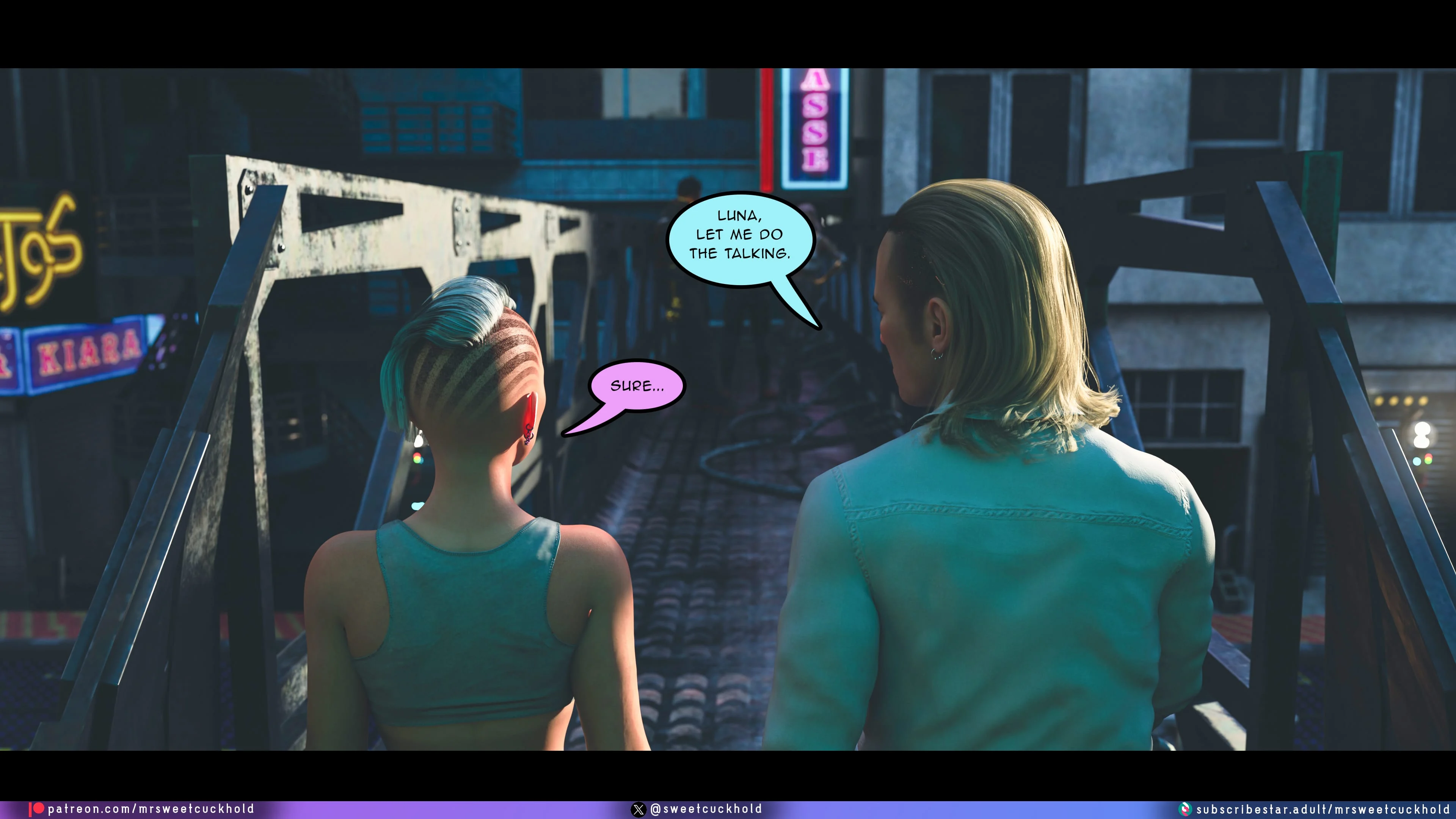 Street Corruption (Cyberpunk 2077) [Mr.SweetCuckhold] 2 . Street Corruption - Chapter 2 (Cyberpunk 2077) [Mr.SweetCuckhold] – page 30