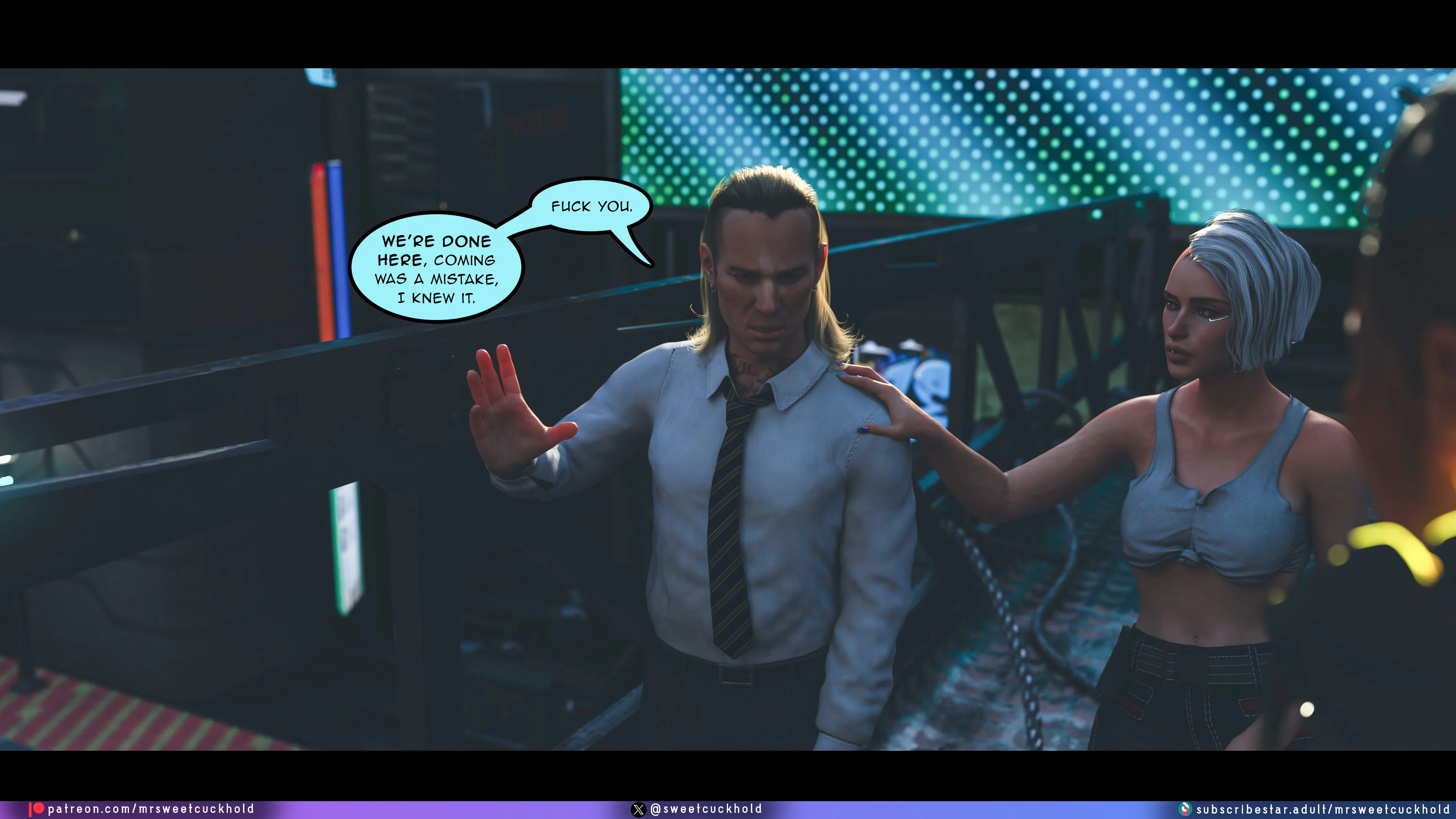 Street Corruption (Cyberpunk 2077) [Mr.SweetCuckhold] 2 . Street Corruption - Chapter 2 (Cyberpunk 2077) [Mr.SweetCuckhold] – page 45