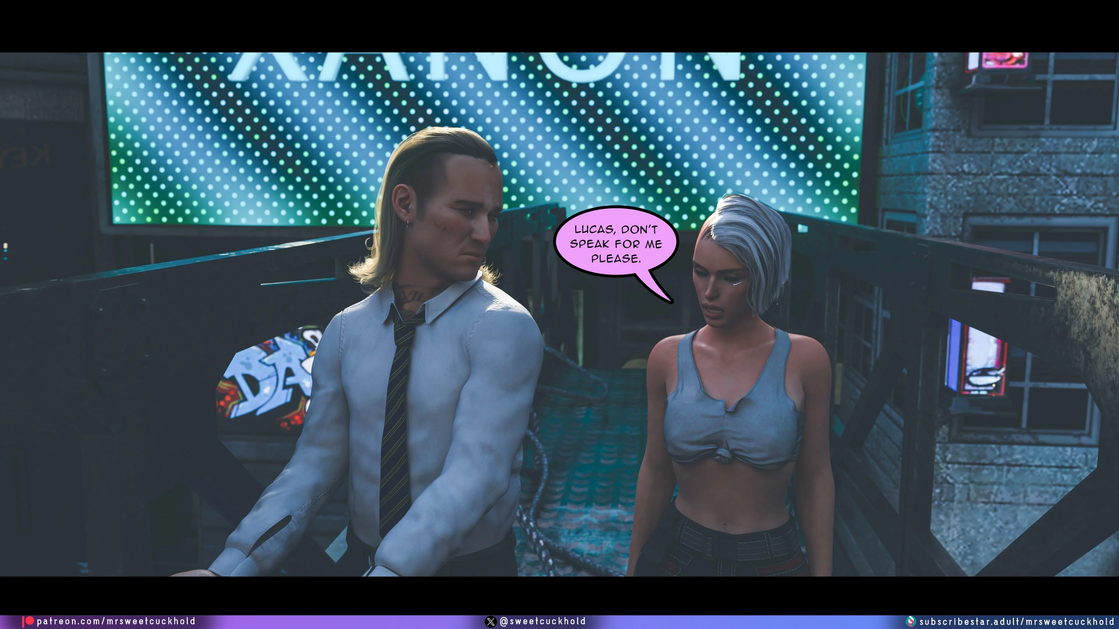 Street Corruption (Cyberpunk 2077) [Mr.SweetCuckhold] 2 . Street Corruption - Chapter 2 (Cyberpunk 2077) [Mr.SweetCuckhold] – page 49