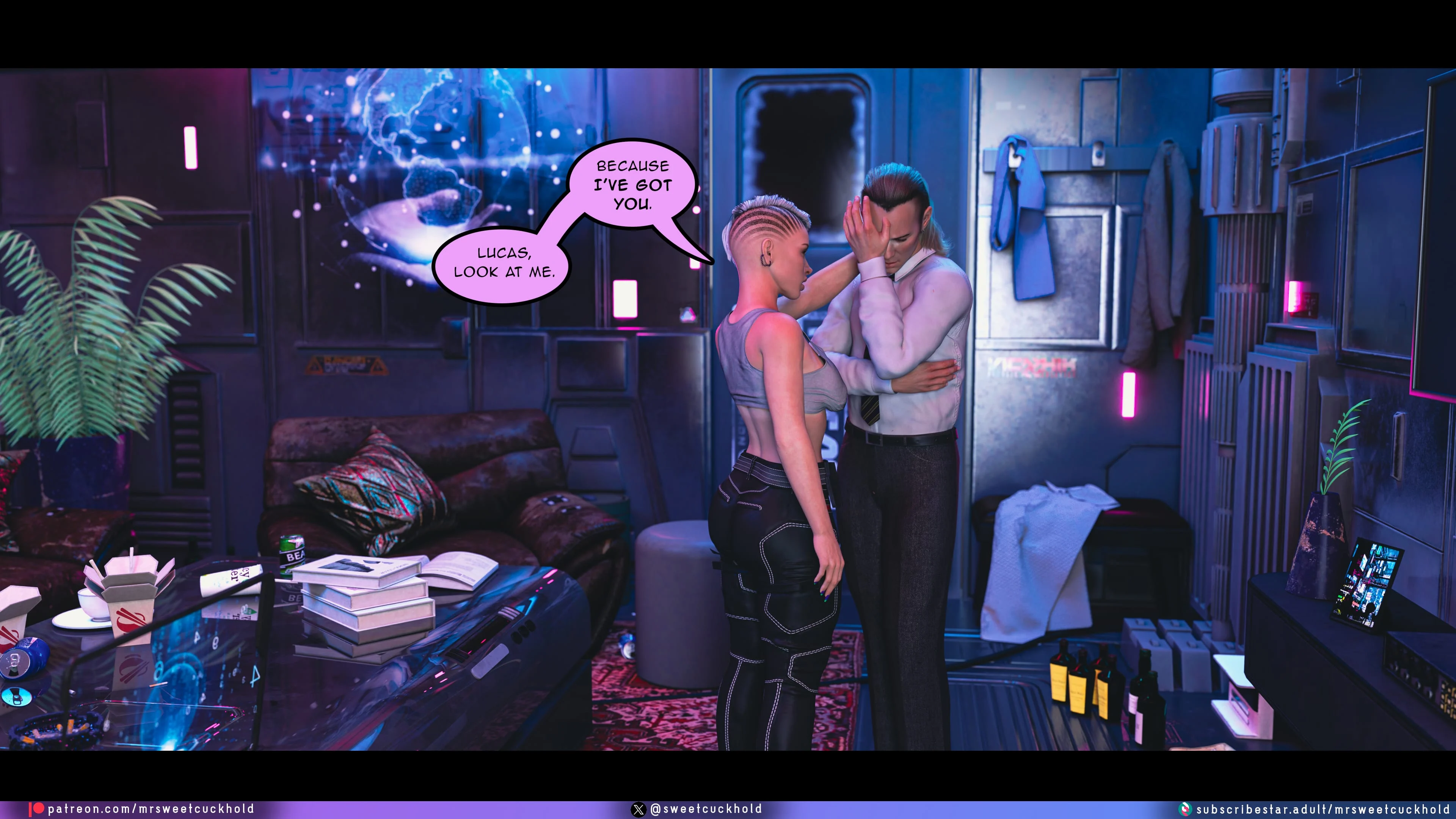 Street Corruption (Cyberpunk 2077) [Mr.SweetCuckhold] 2 . Street Corruption - Chapter 2 (Cyberpunk 2077) [Mr.SweetCuckhold] – page 71