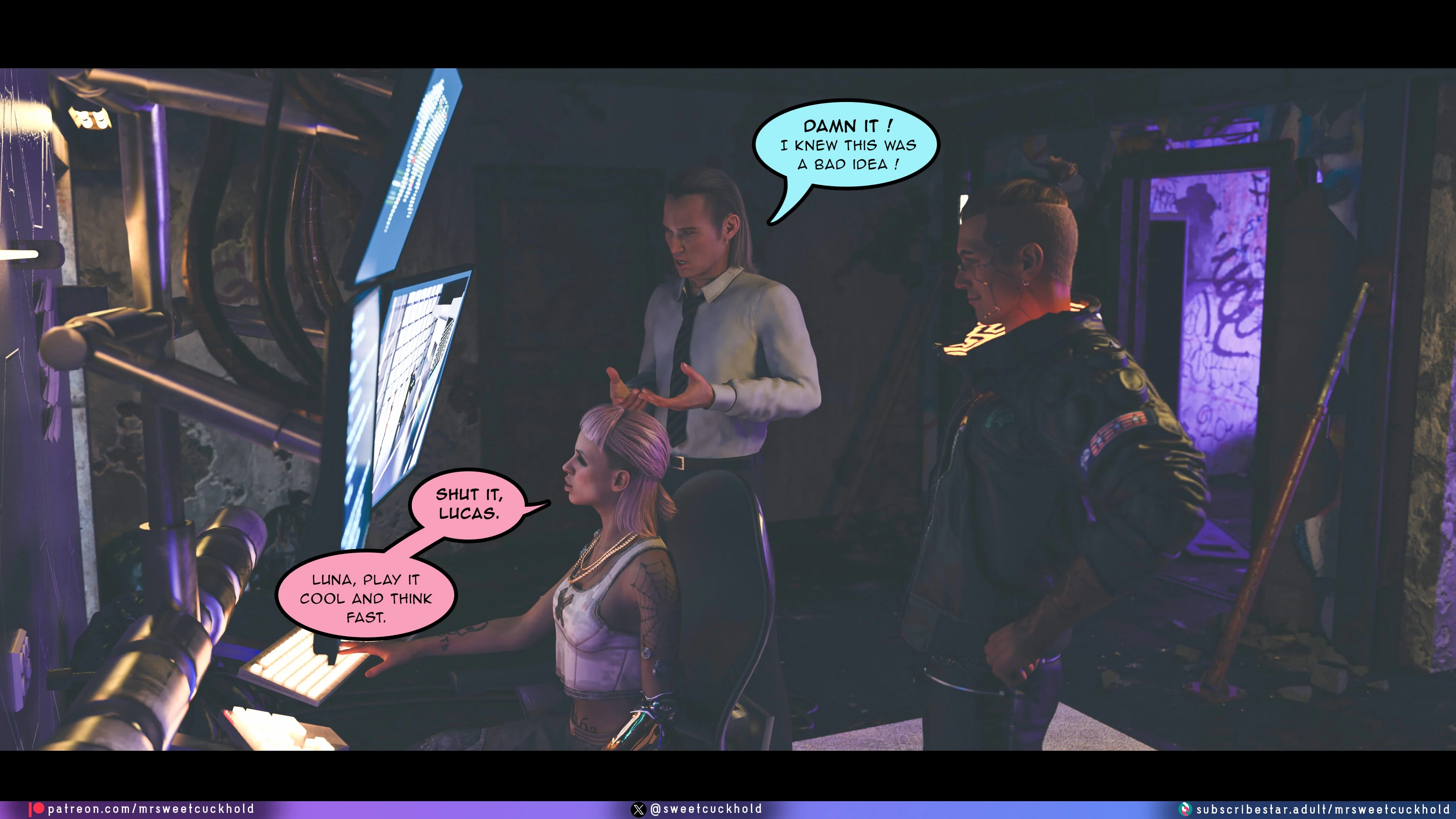 Street Corruption (Cyberpunk 2077) [Mr.SweetCuckhold] 2 . Street Corruption - Chapter 2 (Cyberpunk 2077) [Mr.SweetCuckhold] – page 94
