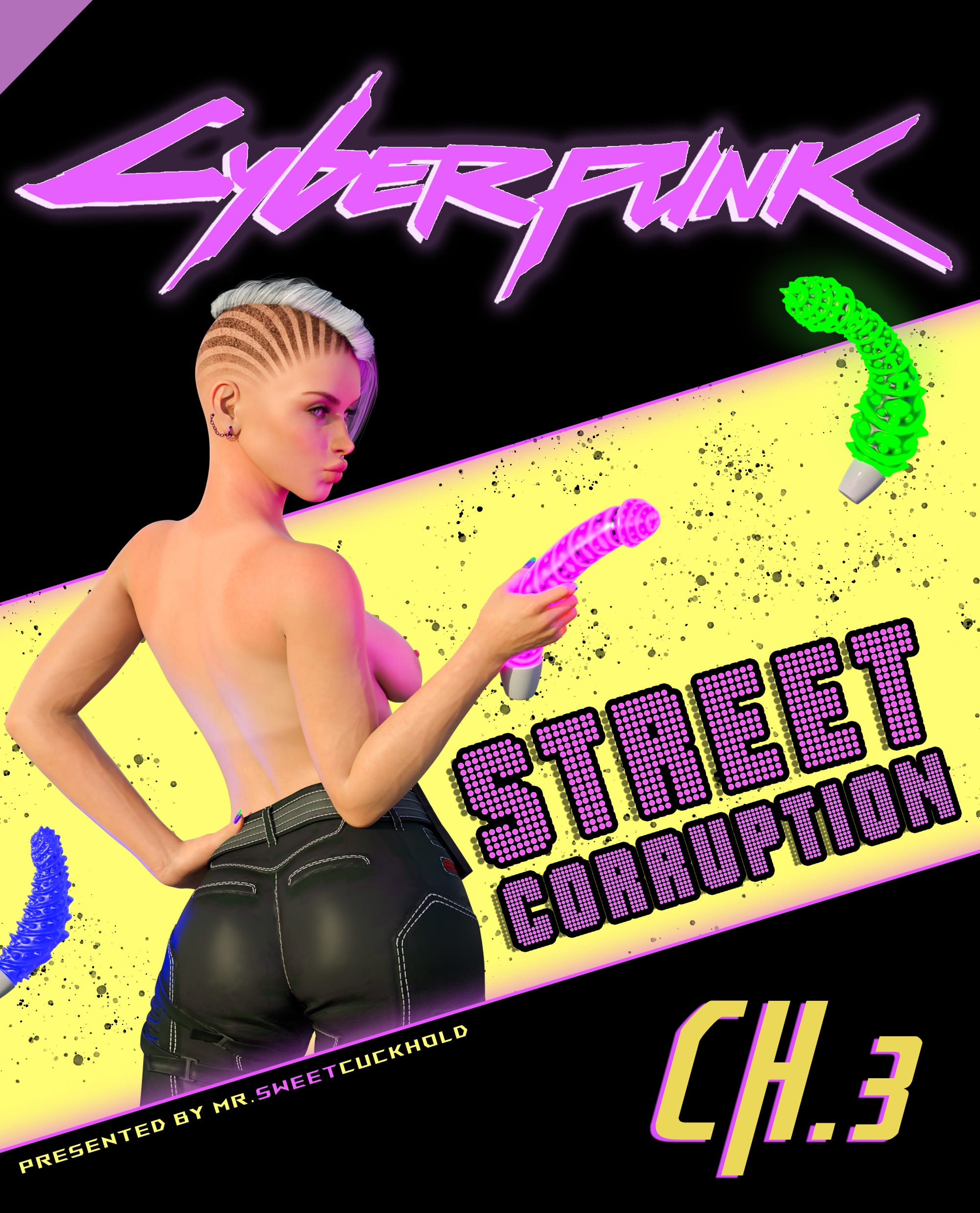 Street Corruption (Cyberpunk 2077) [Mr.SweetCuckhold] 3 . Street Corruption - Chapter 3 (Cyberpunk 2077) [Mr.SweetCuckhold] – page 1
