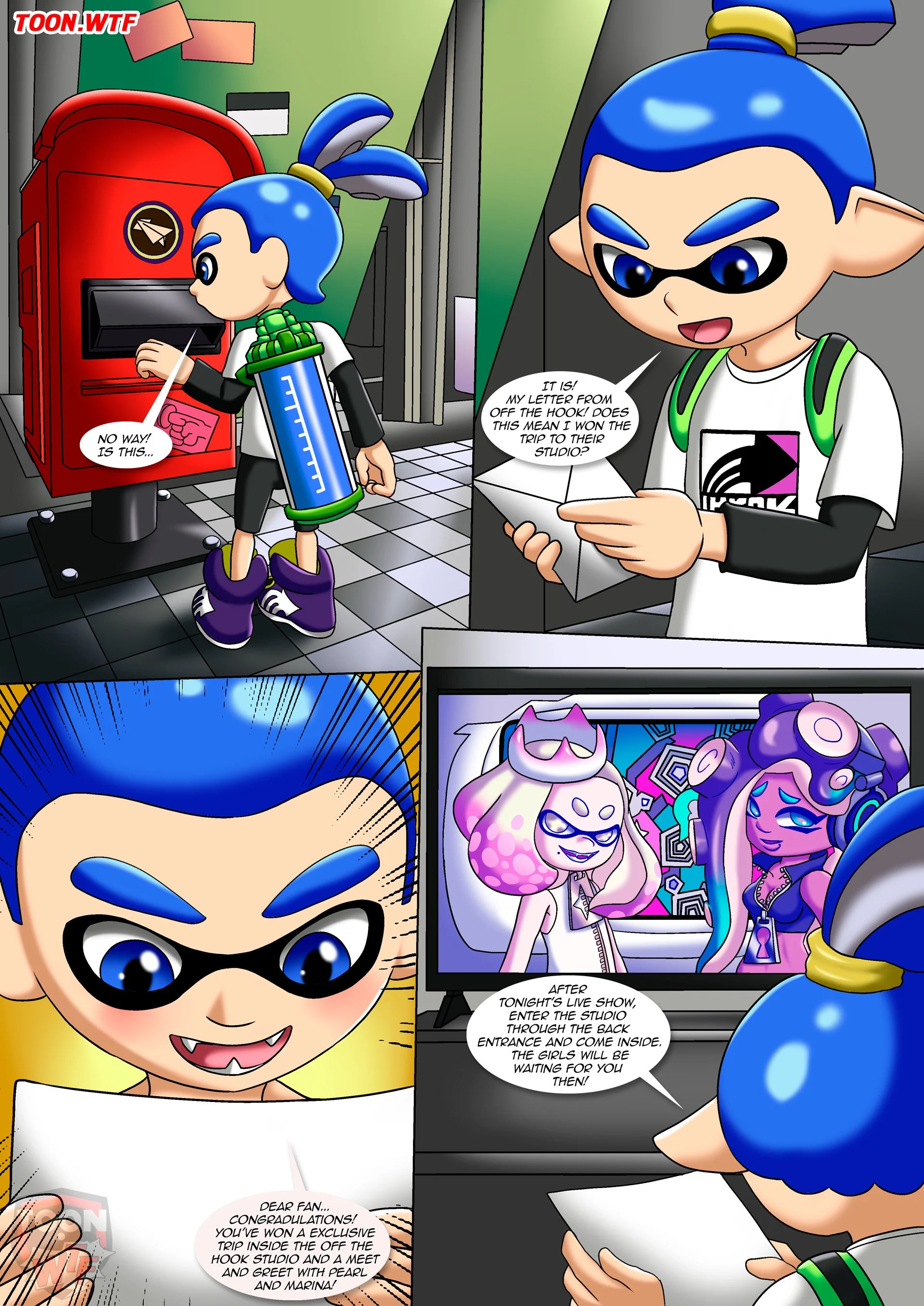 Off the Hook (Splatoon) [Palcomix] 1 . Off the Hook - Chapter 1 (Splatoon) [Palcomix] – page 2