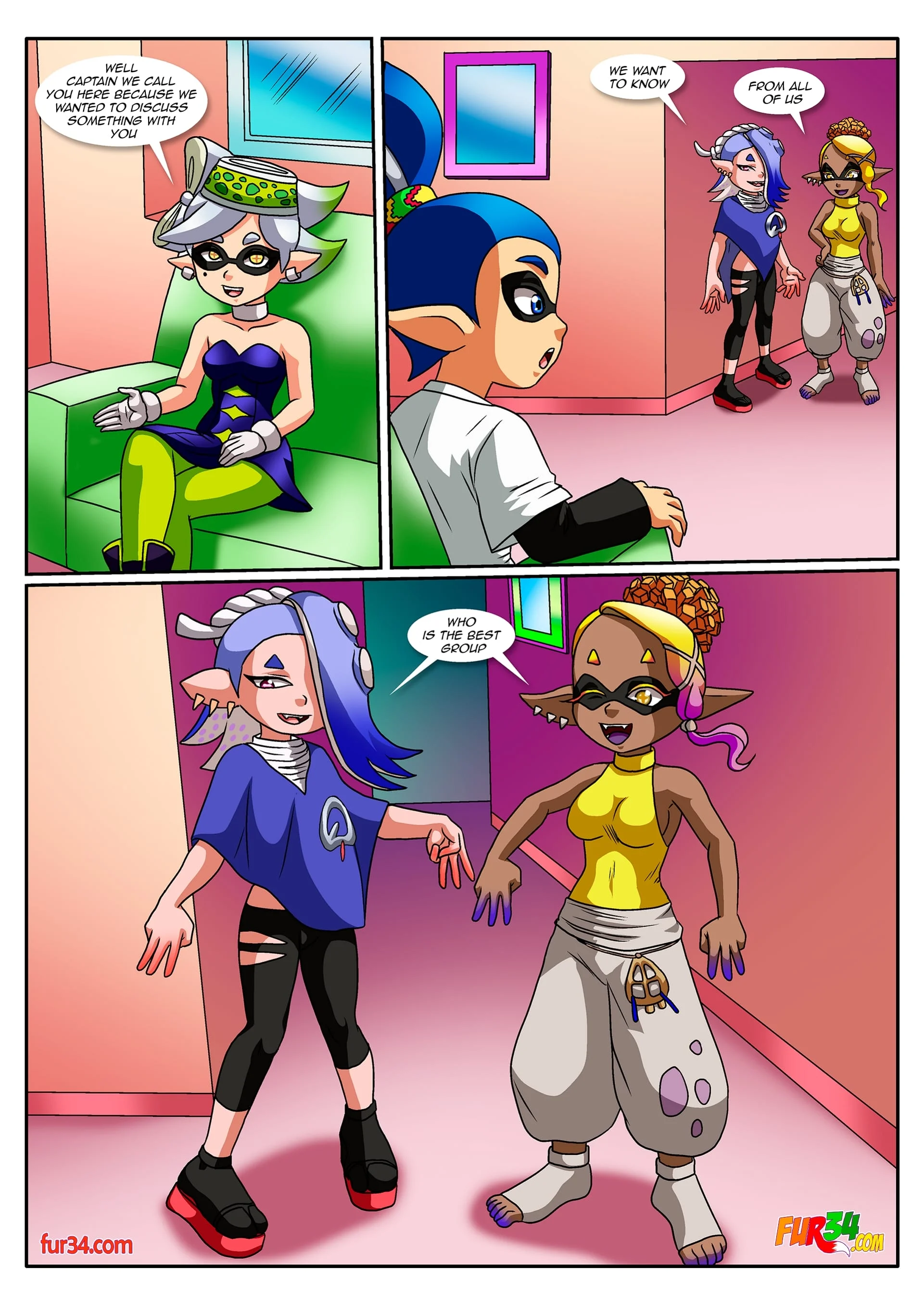 Tricolor Turfwar (Splatoon) [Palcomix] 1 . Tricolor Turfwar - Chapter 1 (Splatoon) [Palcomix] – page 3