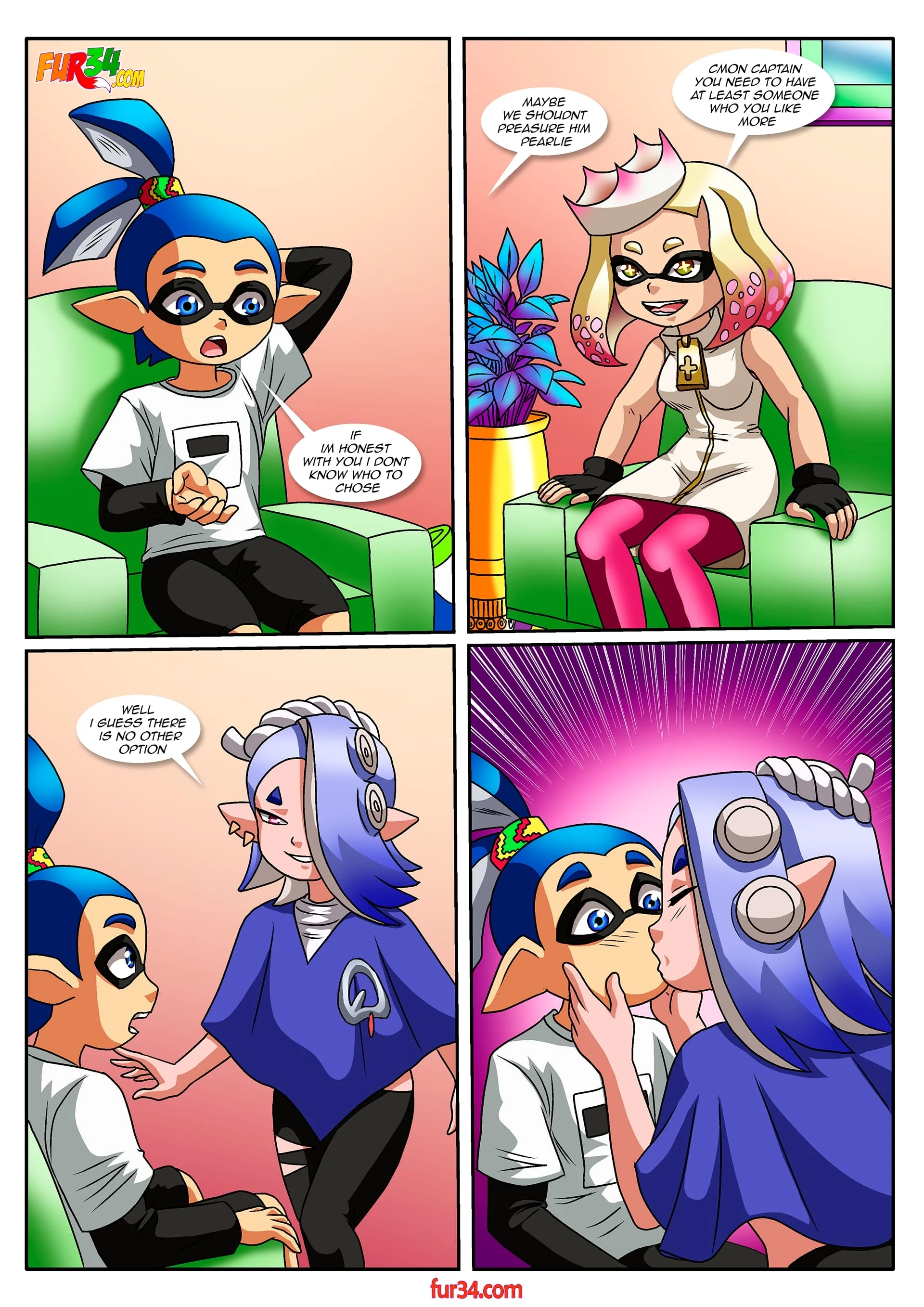 Tricolor Turfwar (Splatoon) [Palcomix] 1 . Tricolor Turfwar - Chapter 1 (Splatoon) [Palcomix] – page 4