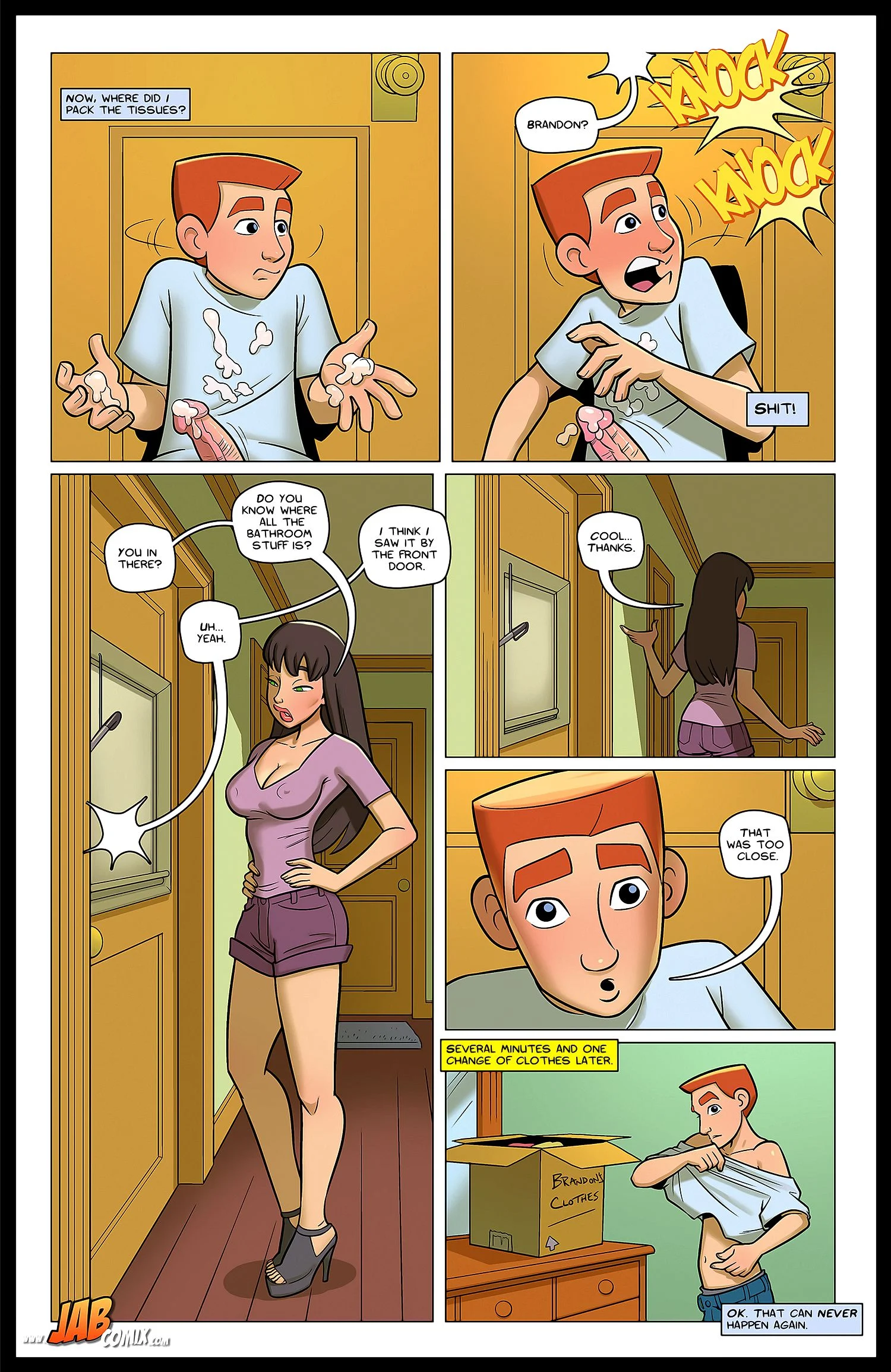 Watching My Step [JABComix] 1 . Watching My Step - Chapter 1 [JABComix] – page 9