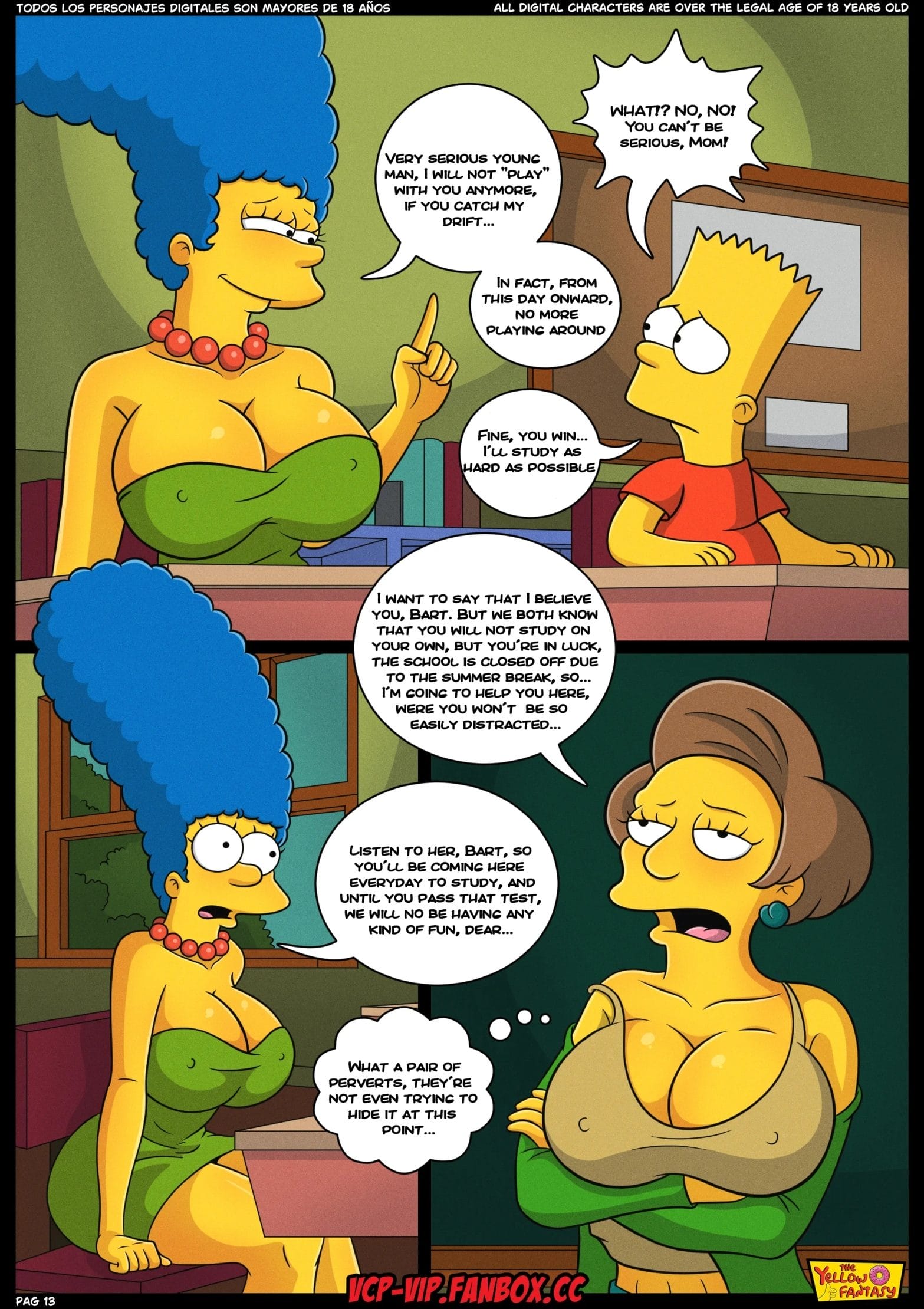 The Exam (The Simpsons) [Croc] 1 . The Exam - Chapter 1 (The Simpsons) [Croc] – page 14