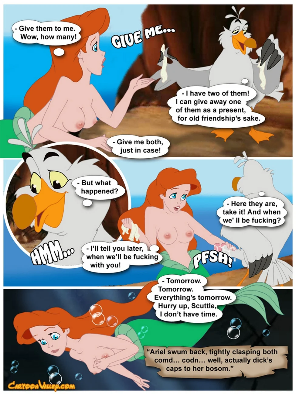 Ariel And New Sex Technique (The Little Mermaid) [Cartoon Valley] 1 . Ariel And New Sex Technique - Chapter 1 (The Little Mermaid) [Cartoon Valley] – page 4
