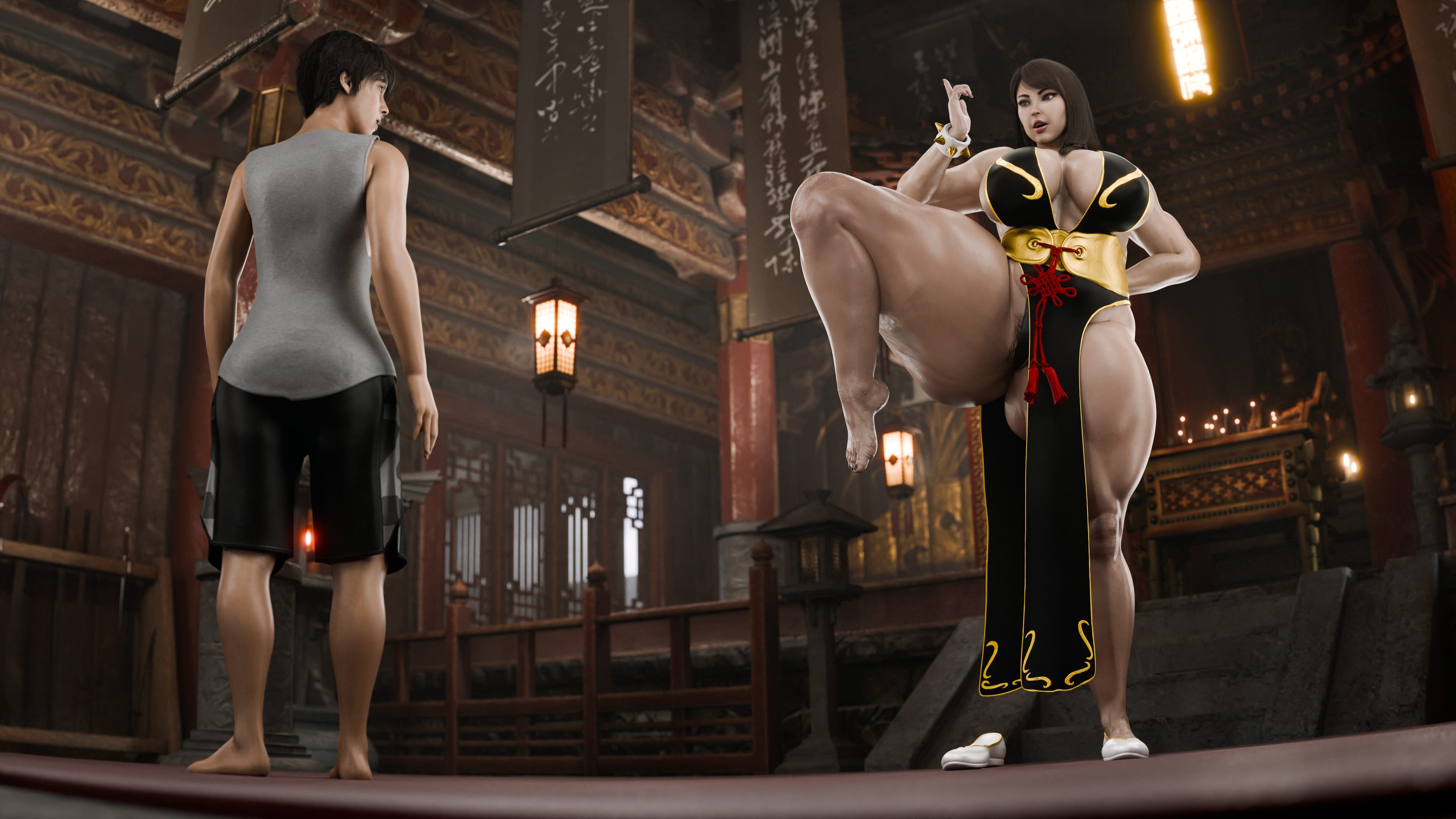 Chun-Li (Street Fighter) [PervertMuffinMajima] 7.5 . Chun-Li's Favorite Student 3 - Textless - Chapter 7 (Street Fighter) [PervertMuffinMajima] – page 30