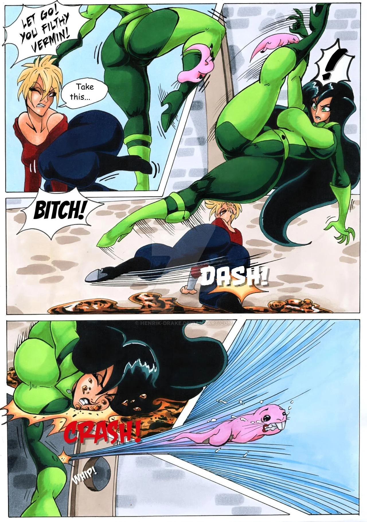 Ron Stoppable And His New Pets (Kim Possible) [Henrik Drake] 1 . Ron Stoppable And His New Pets - Chapter 1 (Kim Possible) [Henrik Drake] – page 16