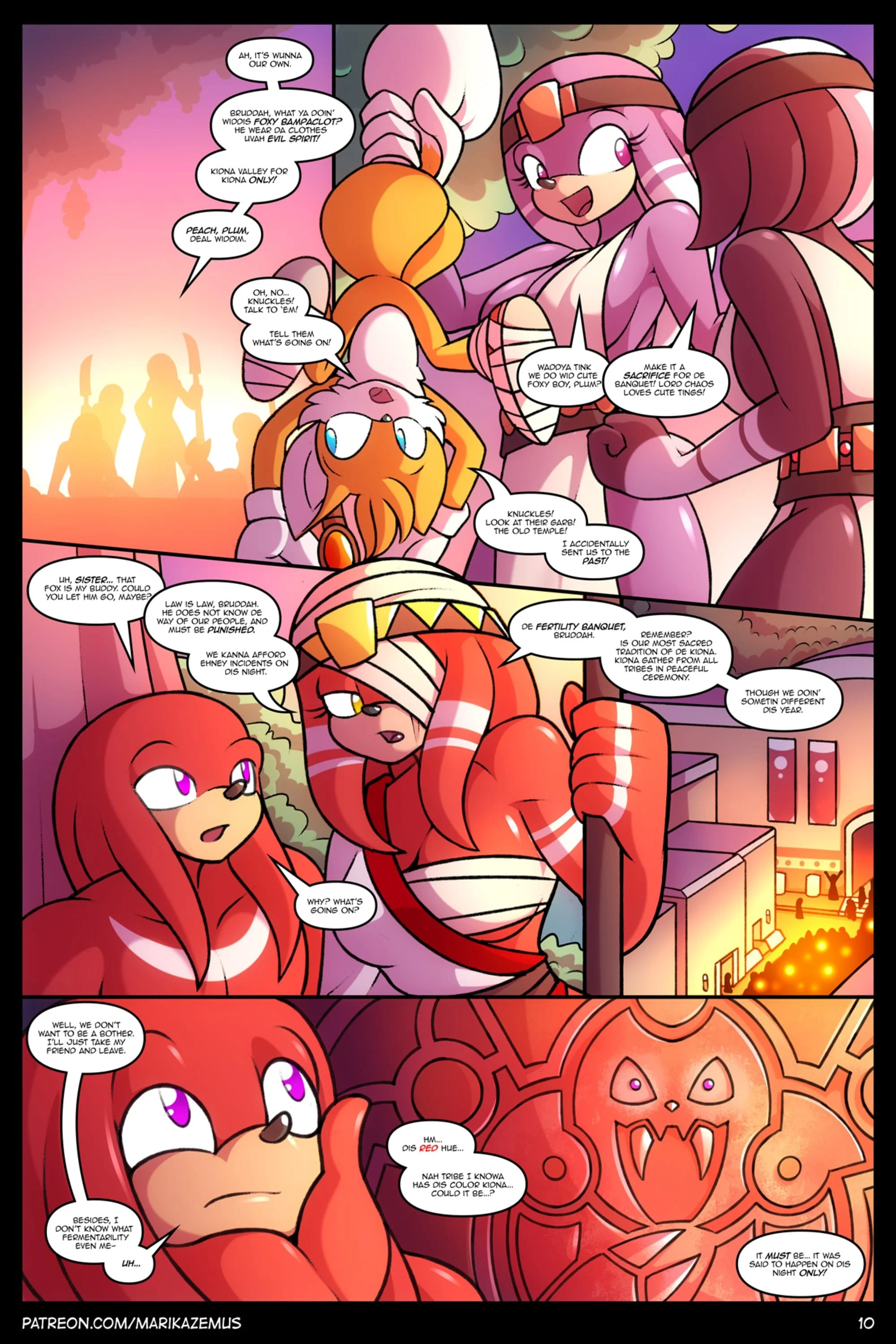 Sonic Boom: Echidna Nights (Sonic the Hedgehog) [Marik Azemus] 1 . Sonic Boom: Echidna Nights - Chapter 1 (Sonic the Hedgehog) [Marik Azemus] – page 10
