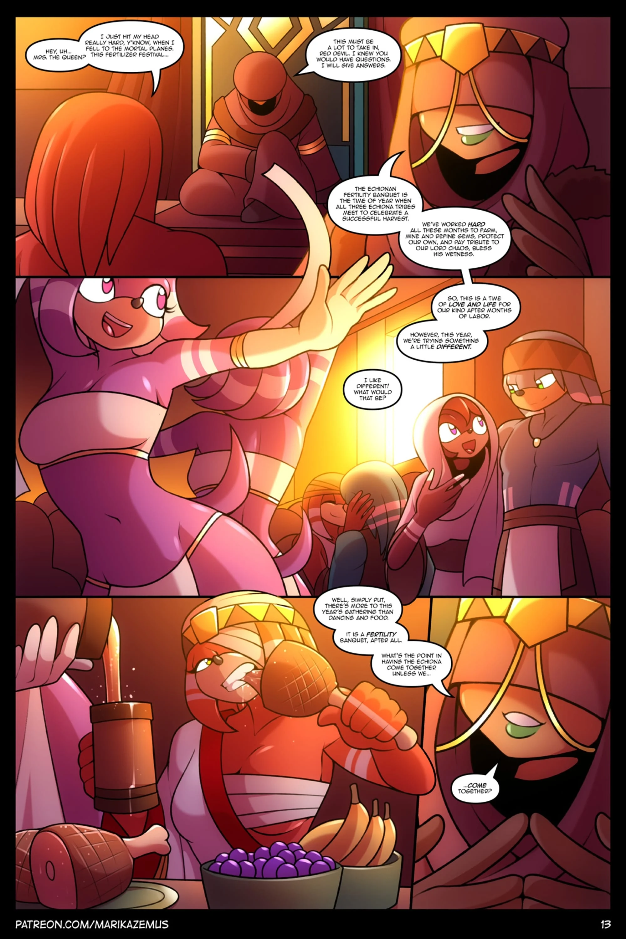 Sonic Boom: Echidna Nights (Sonic the Hedgehog) [Marik Azemus] 1 . Sonic Boom: Echidna Nights - Chapter 1 (Sonic the Hedgehog) [Marik Azemus] – page 13