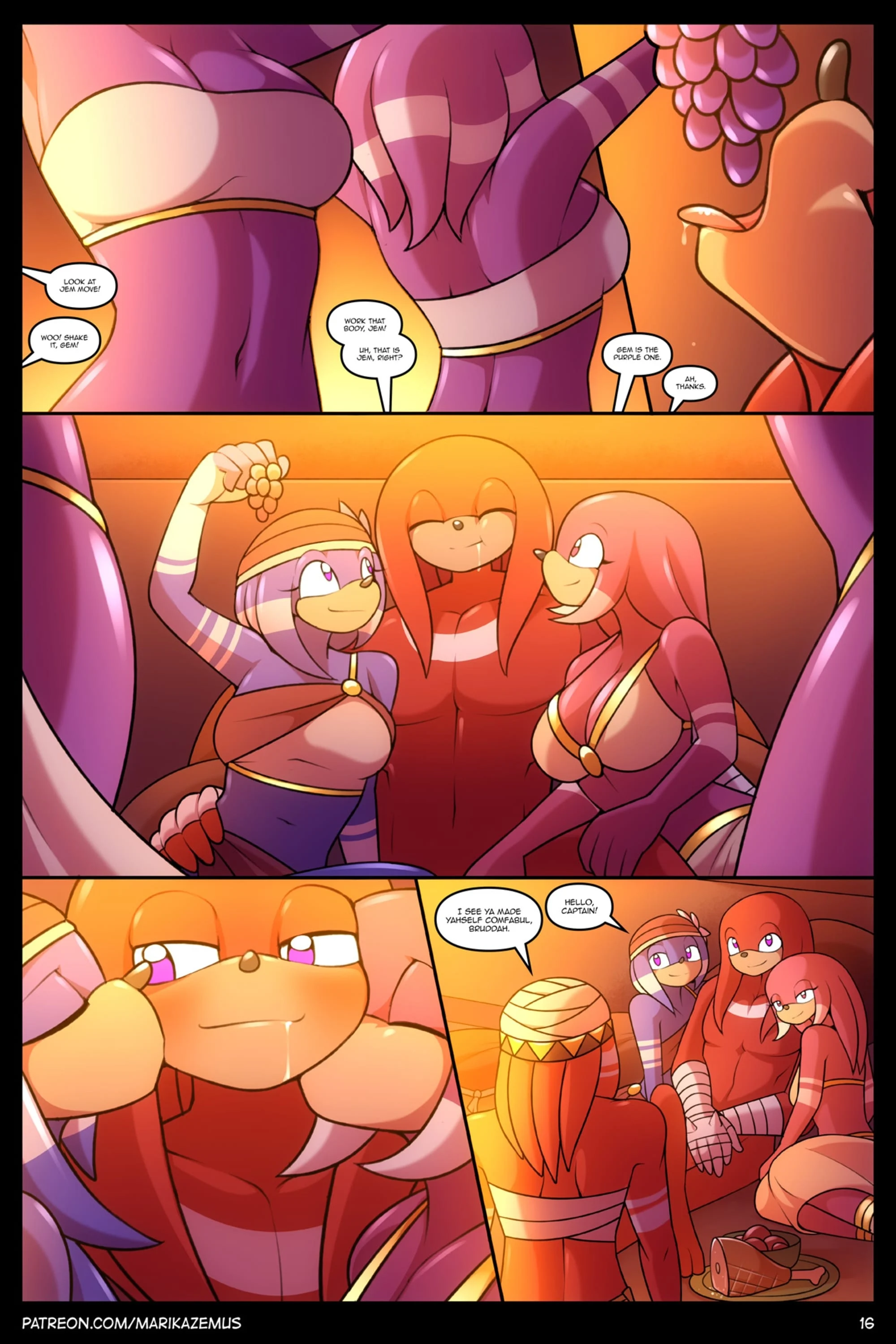 Sonic Boom: Echidna Nights (Sonic the Hedgehog) [Marik Azemus] 1 . Sonic Boom: Echidna Nights - Chapter 1 (Sonic the Hedgehog) [Marik Azemus] – page 16