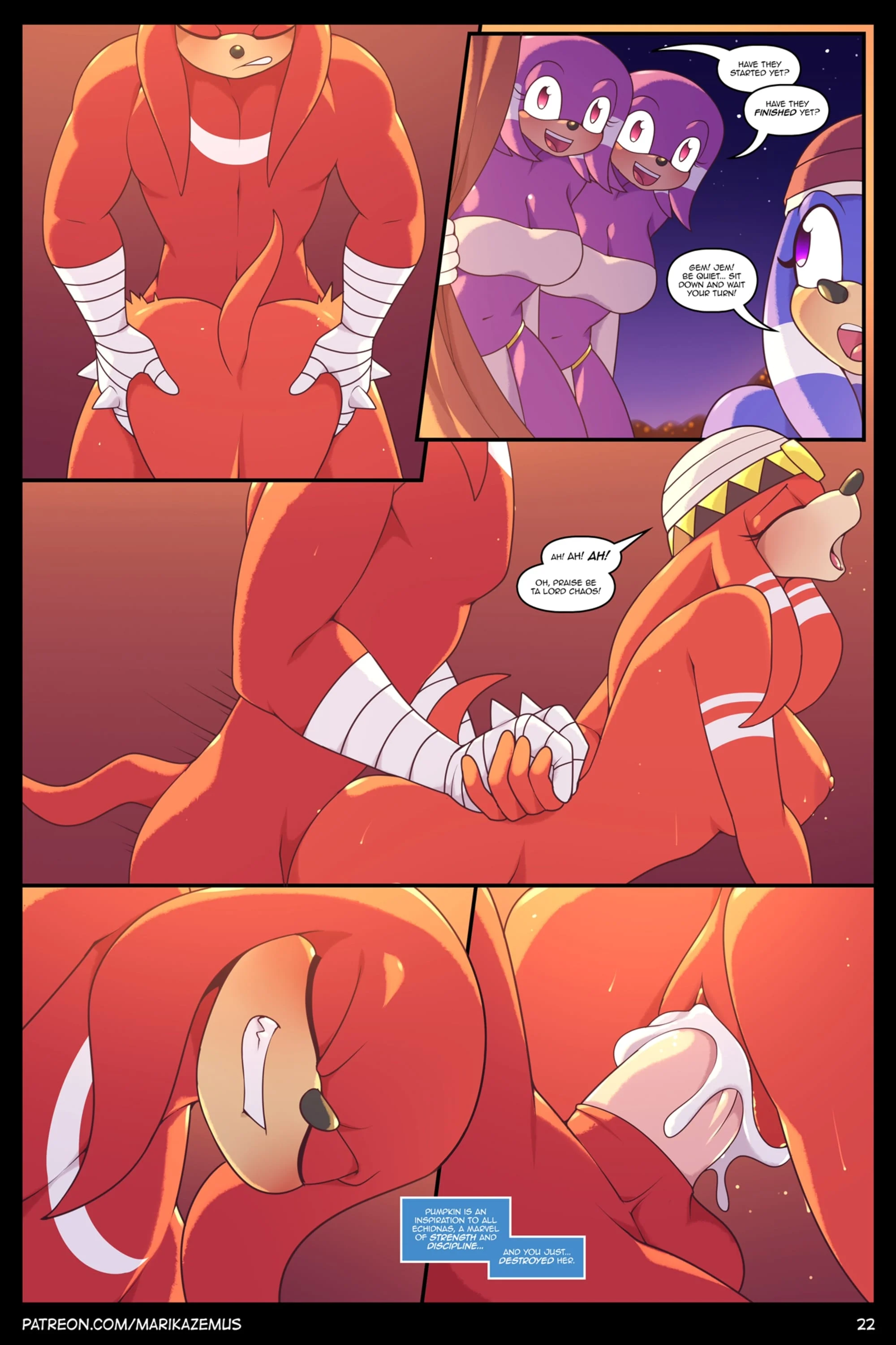 Sonic Boom: Echidna Nights (Sonic the Hedgehog) [Marik Azemus] 1 . Sonic Boom: Echidna Nights - Chapter 1 (Sonic the Hedgehog) [Marik Azemus] – page 22