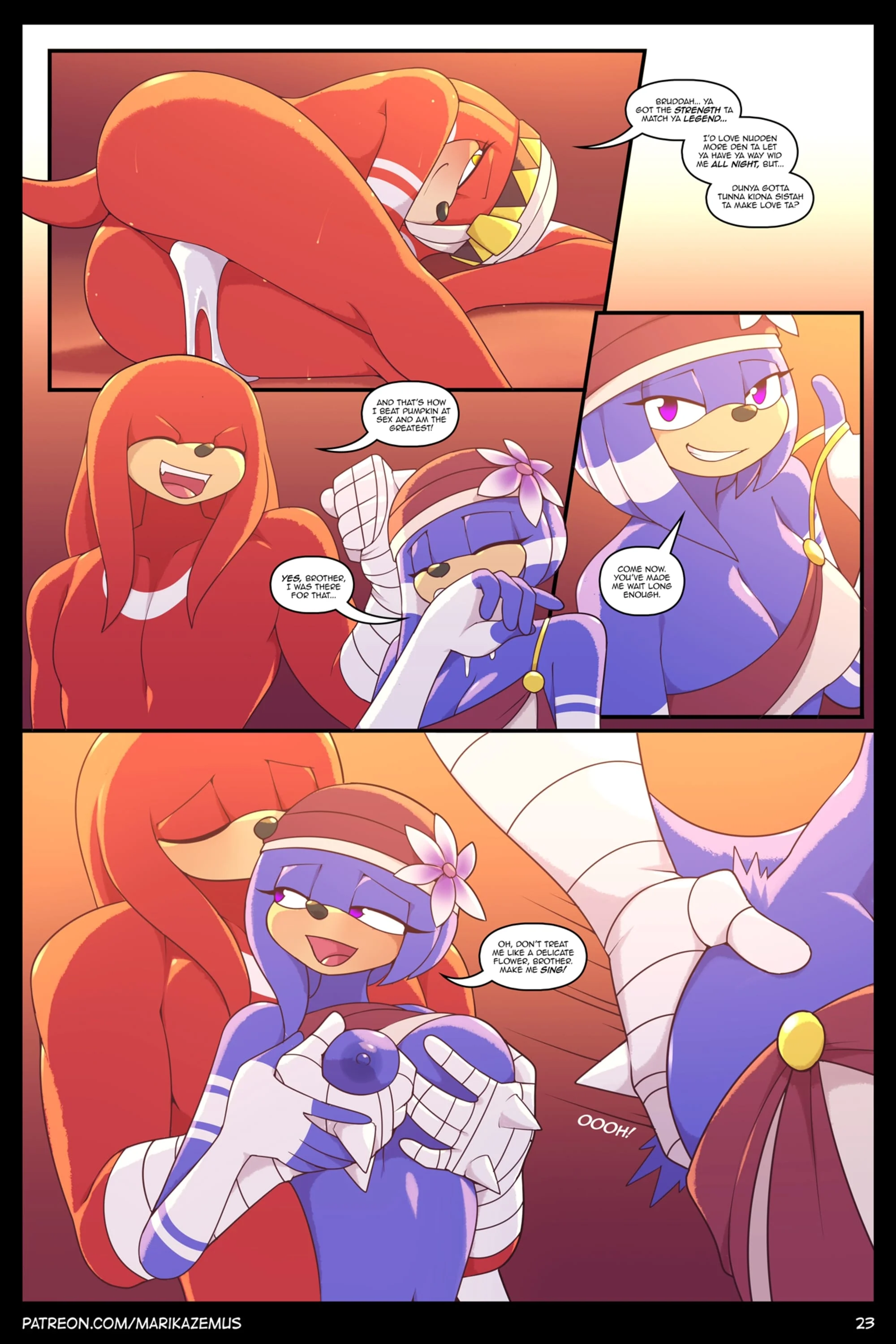 Sonic Boom: Echidna Nights (Sonic the Hedgehog) [Marik Azemus] 1 . Sonic Boom: Echidna Nights - Chapter 1 (Sonic the Hedgehog) [Marik Azemus] – page 23