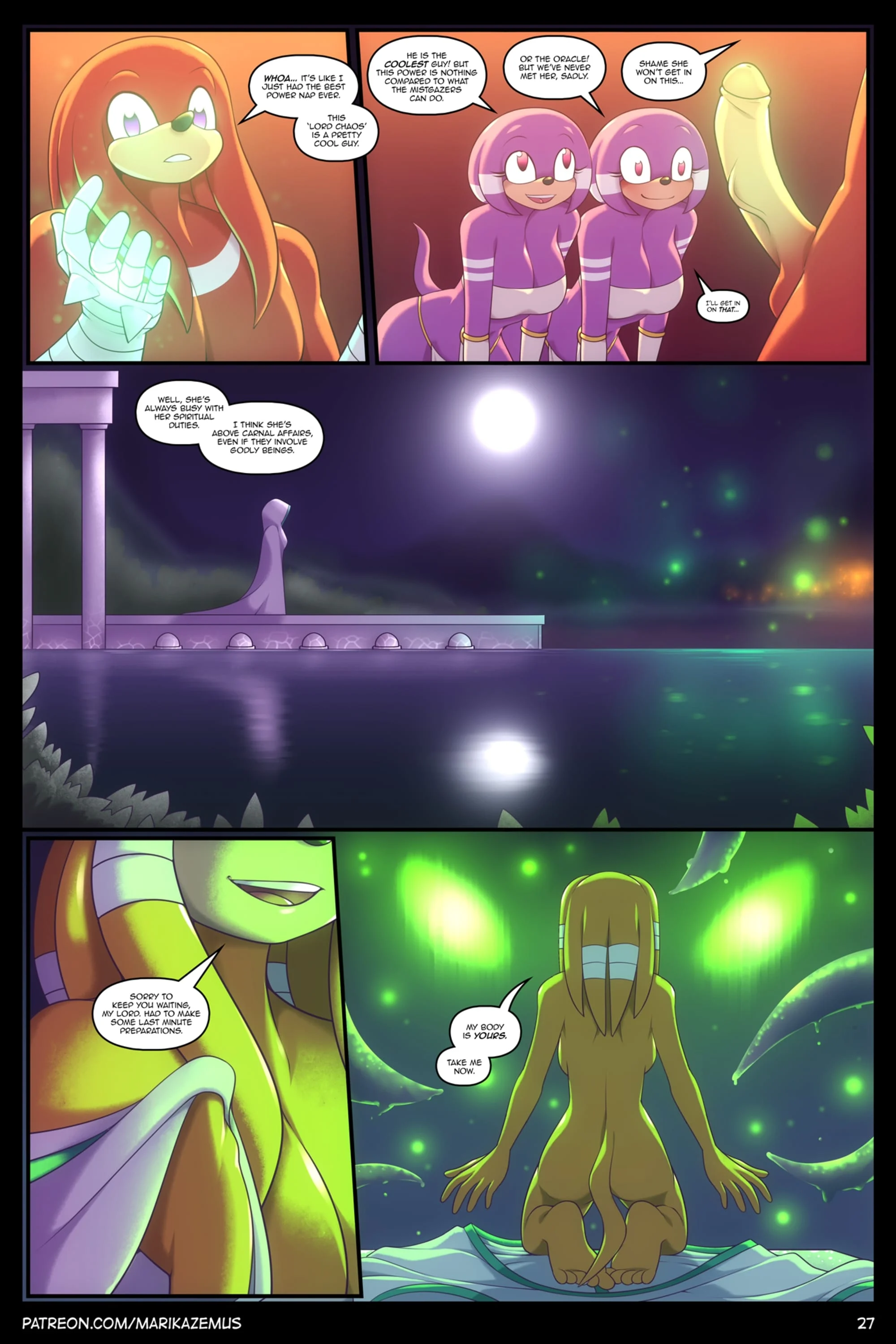 Sonic Boom: Echidna Nights (Sonic the Hedgehog) [Marik Azemus] 1 . Sonic Boom: Echidna Nights - Chapter 1 (Sonic the Hedgehog) [Marik Azemus] – page 27