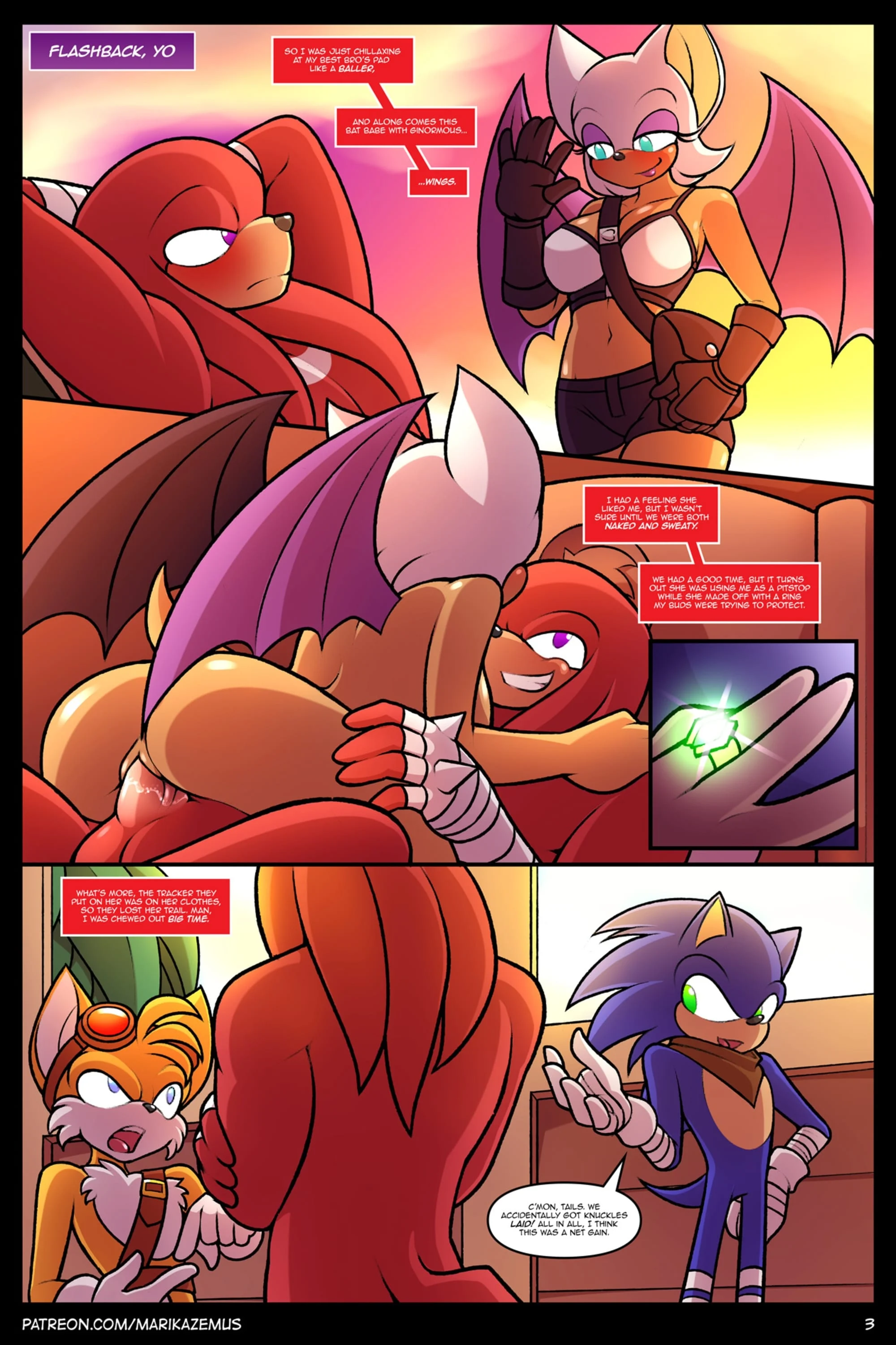 Sonic Boom: Echidna Nights (Sonic the Hedgehog) [Marik Azemus] 1 . Sonic Boom: Echidna Nights - Chapter 1 (Sonic the Hedgehog) [Marik Azemus] – page 3