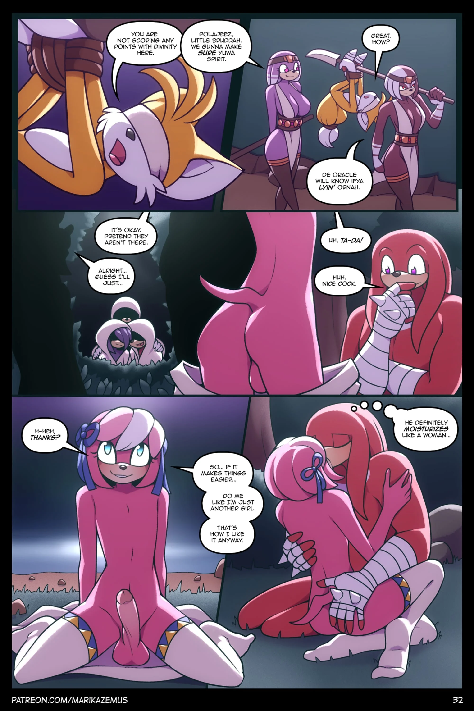 Sonic Boom: Echidna Nights (Sonic the Hedgehog) [Marik Azemus] 1 . Sonic Boom: Echidna Nights - Chapter 1 (Sonic the Hedgehog) [Marik Azemus] – page 32