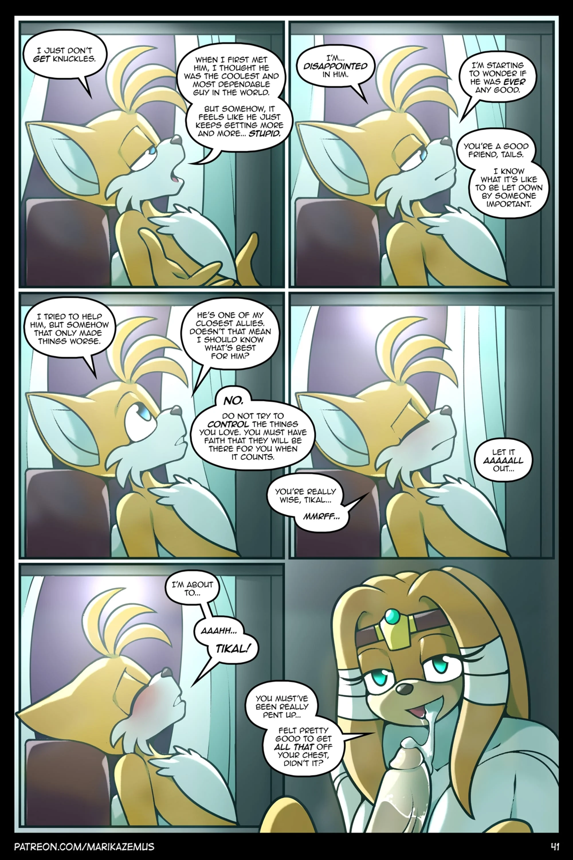 Sonic Boom: Echidna Nights (Sonic the Hedgehog) [Marik Azemus] 1 . Sonic Boom: Echidna Nights - Chapter 1 (Sonic the Hedgehog) [Marik Azemus] – page 41