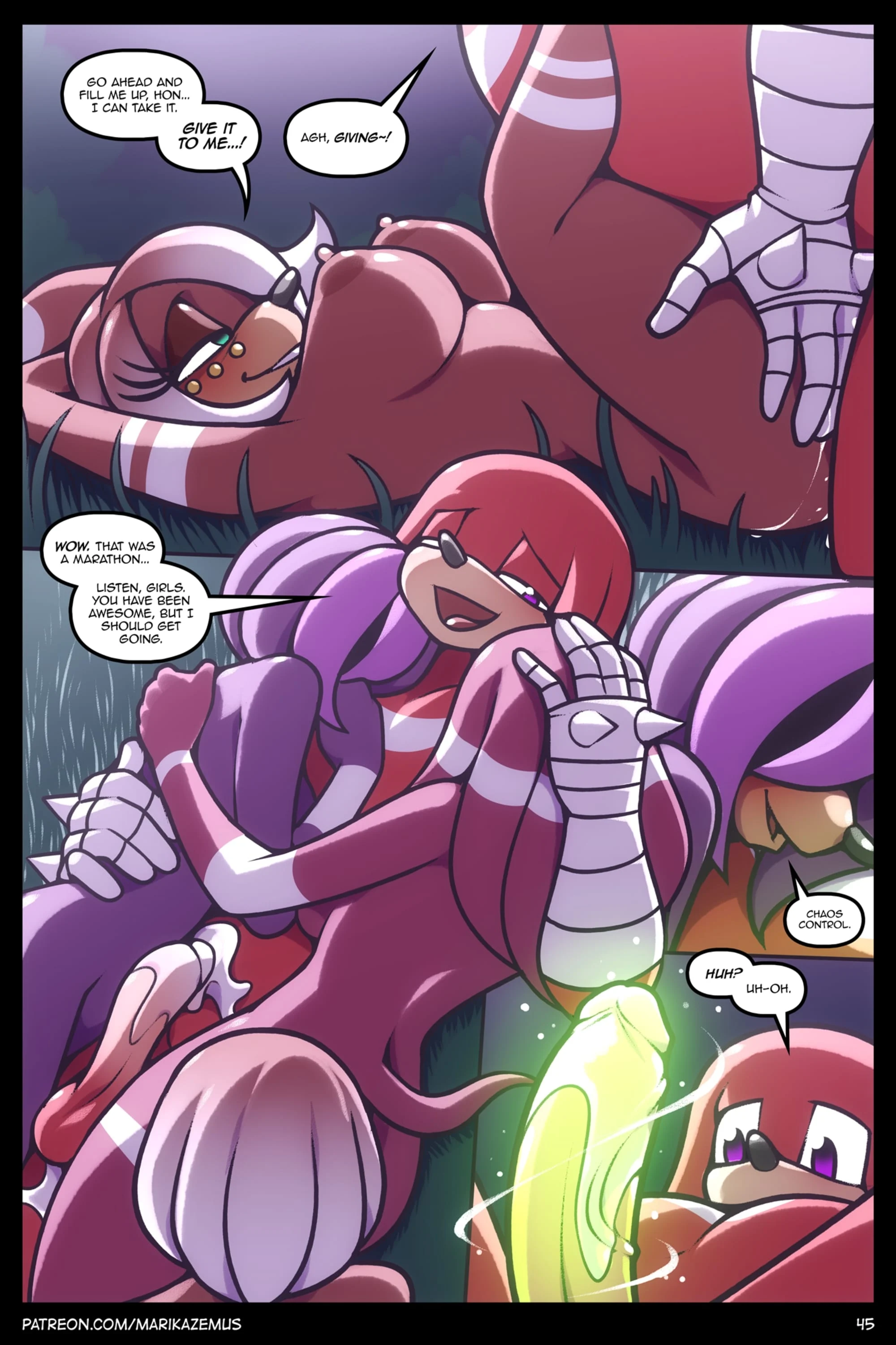 Sonic Boom: Echidna Nights (Sonic the Hedgehog) [Marik Azemus] 1 . Sonic Boom: Echidna Nights - Chapter 1 (Sonic the Hedgehog) [Marik Azemus] – page 45