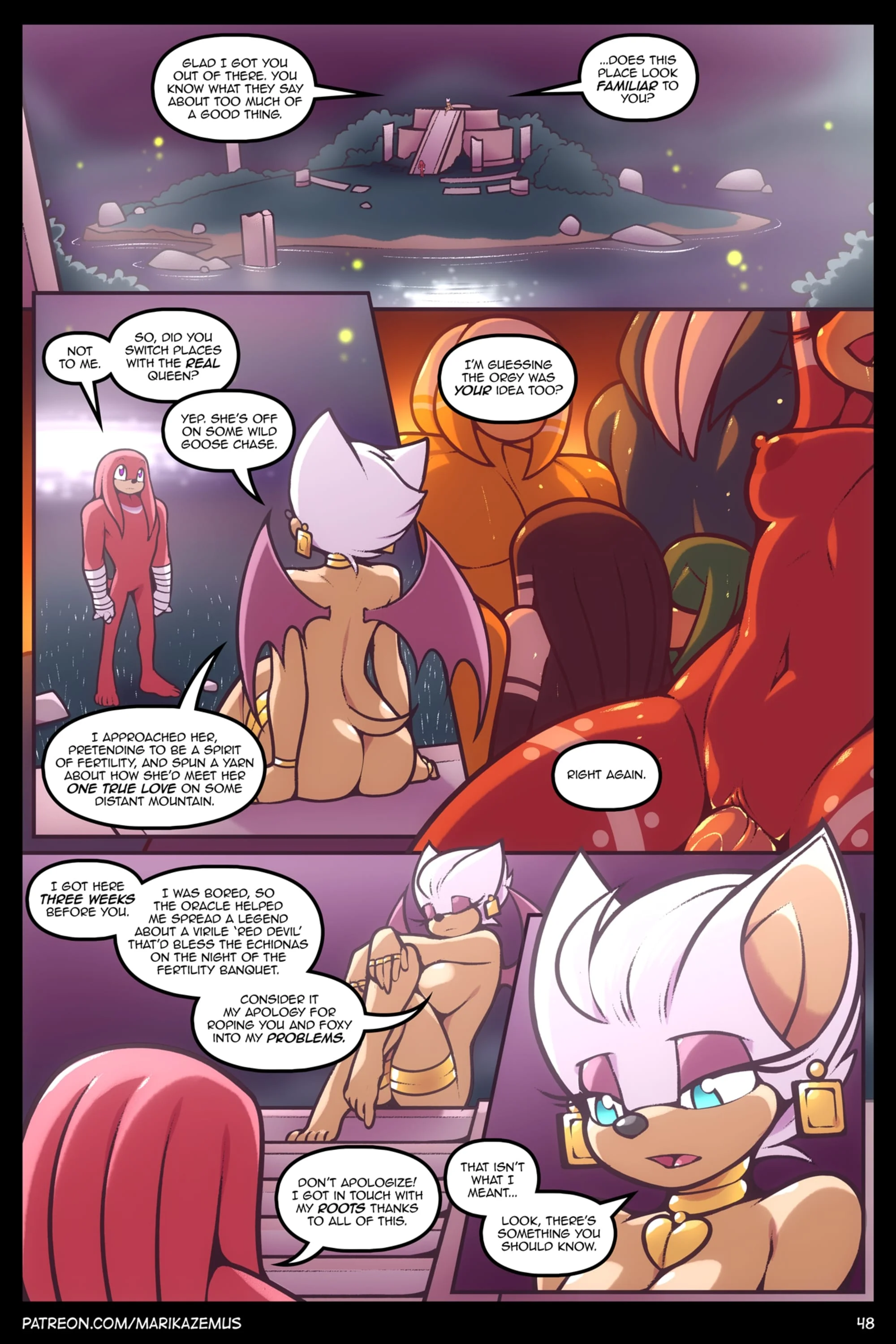 Sonic Boom: Echidna Nights (Sonic the Hedgehog) [Marik Azemus] 1 . Sonic Boom: Echidna Nights - Chapter 1 (Sonic the Hedgehog) [Marik Azemus] – page 48