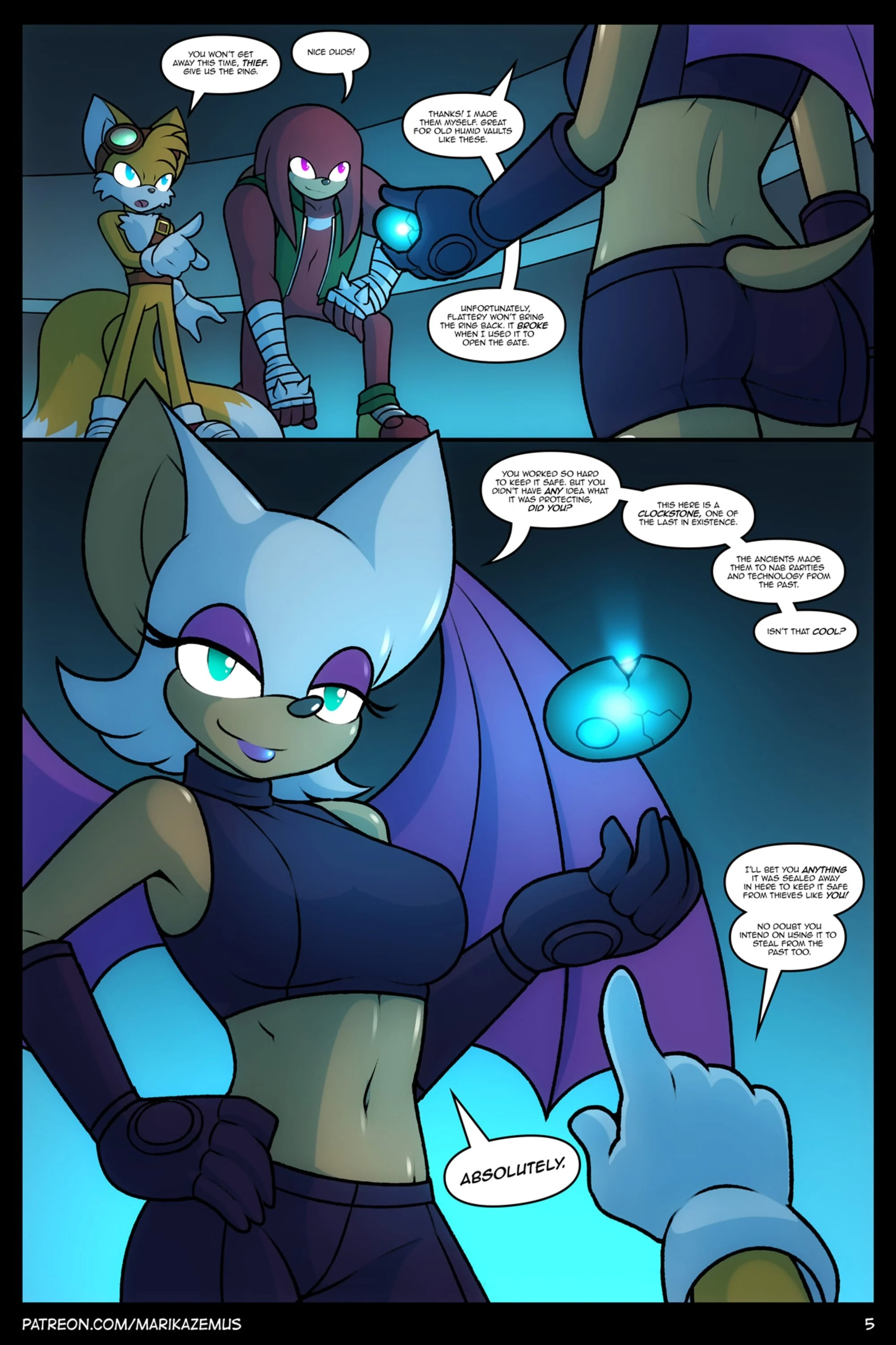 Sonic Boom: Echidna Nights (Sonic the Hedgehog) [Marik Azemus] 1 . Sonic Boom: Echidna Nights - Chapter 1 (Sonic the Hedgehog) [Marik Azemus] – page 5
