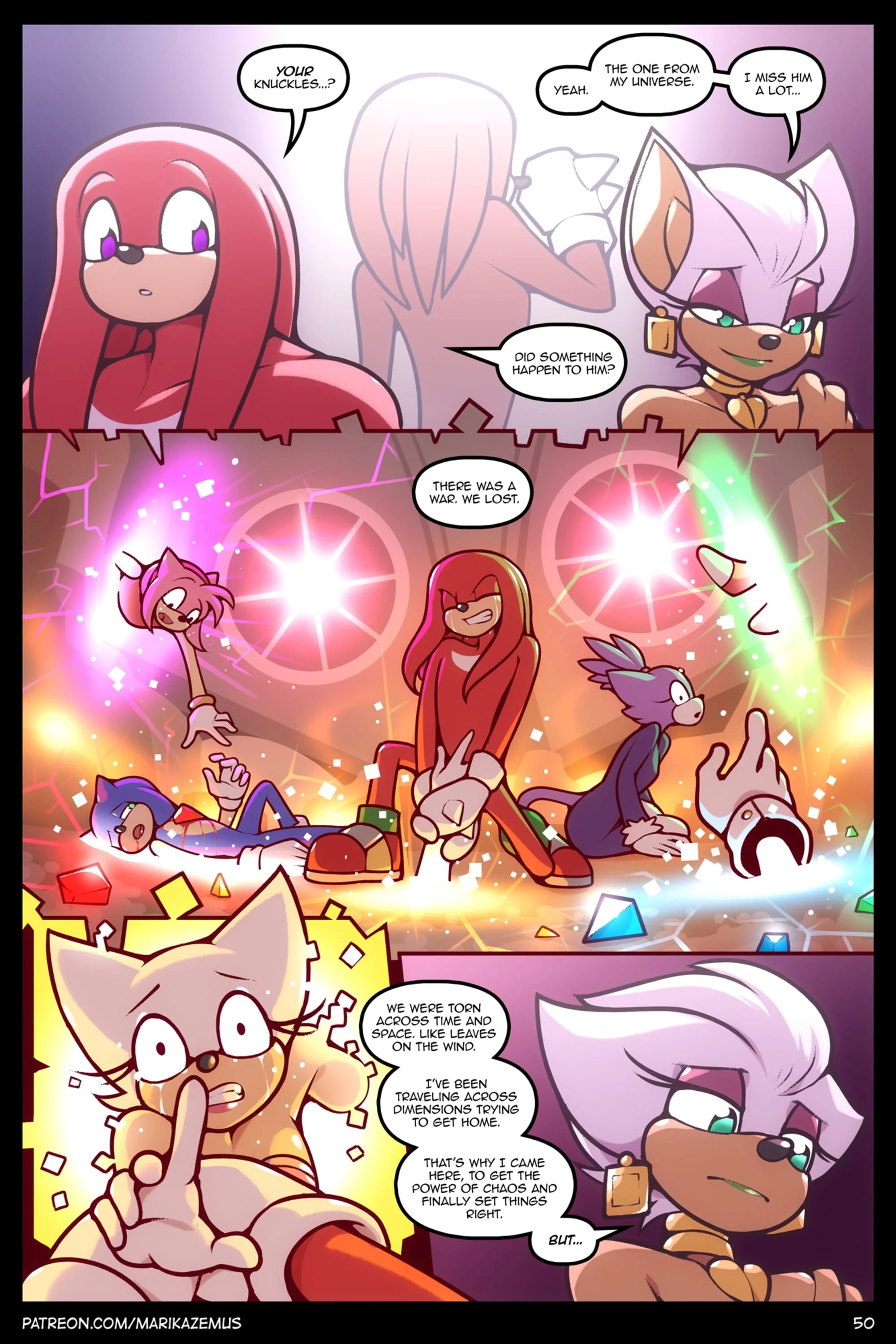 Sonic Boom: Echidna Nights (Sonic the Hedgehog) [Marik Azemus] 1 . Sonic Boom: Echidna Nights - Chapter 1 (Sonic the Hedgehog) [Marik Azemus] – page 50