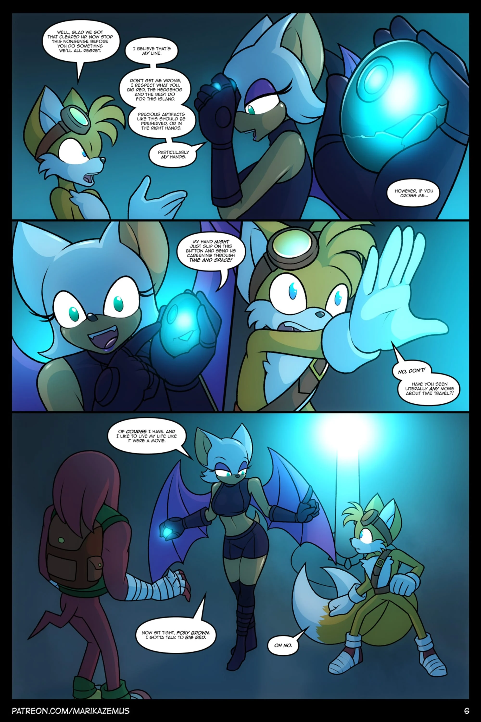 Sonic Boom: Echidna Nights (Sonic the Hedgehog) [Marik Azemus] 1 . Sonic Boom: Echidna Nights - Chapter 1 (Sonic the Hedgehog) [Marik Azemus] – page 6