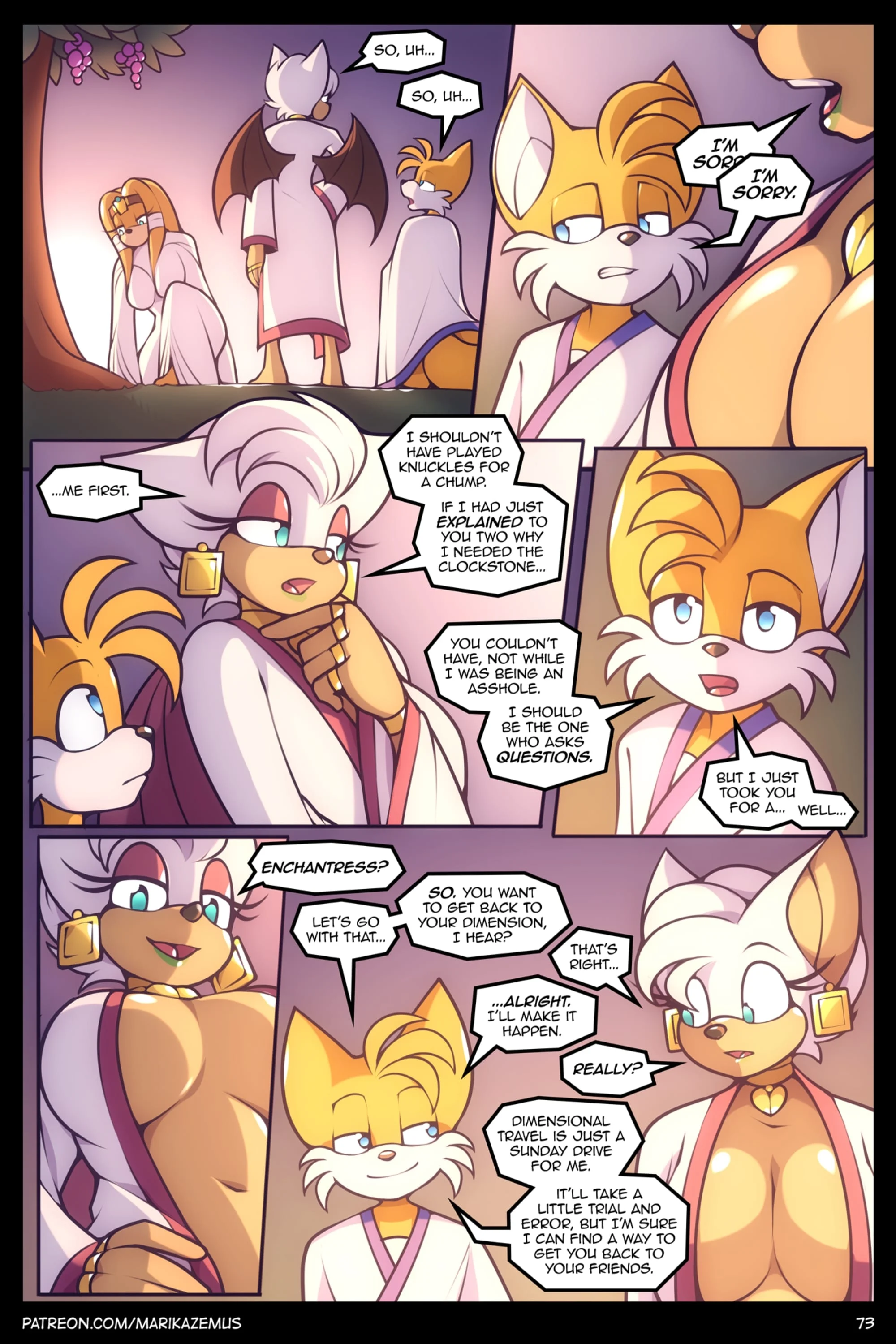 Sonic Boom: Echidna Nights (Sonic the Hedgehog) [Marik Azemus] 1 . Sonic Boom: Echidna Nights - Chapter 1 (Sonic the Hedgehog) [Marik Azemus] – page 73