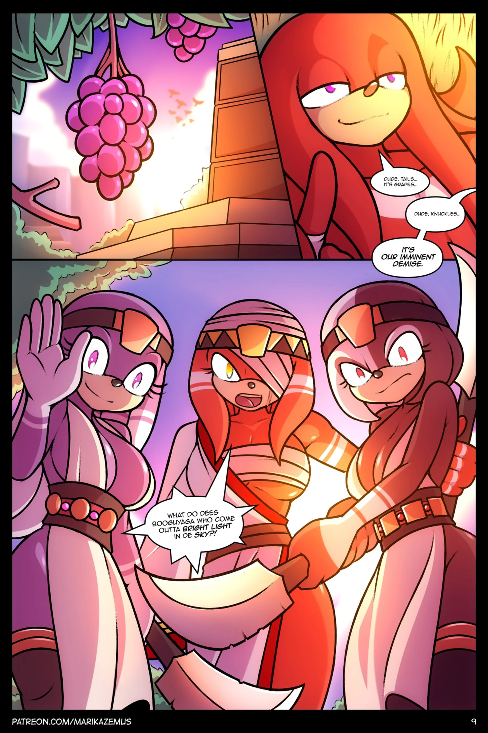 Sonic Boom: Echidna Nights (Sonic the Hedgehog) [Marik Azemus] 1 . Sonic Boom: Echidna Nights - Chapter 1 (Sonic the Hedgehog) [Marik Azemus] – page 9