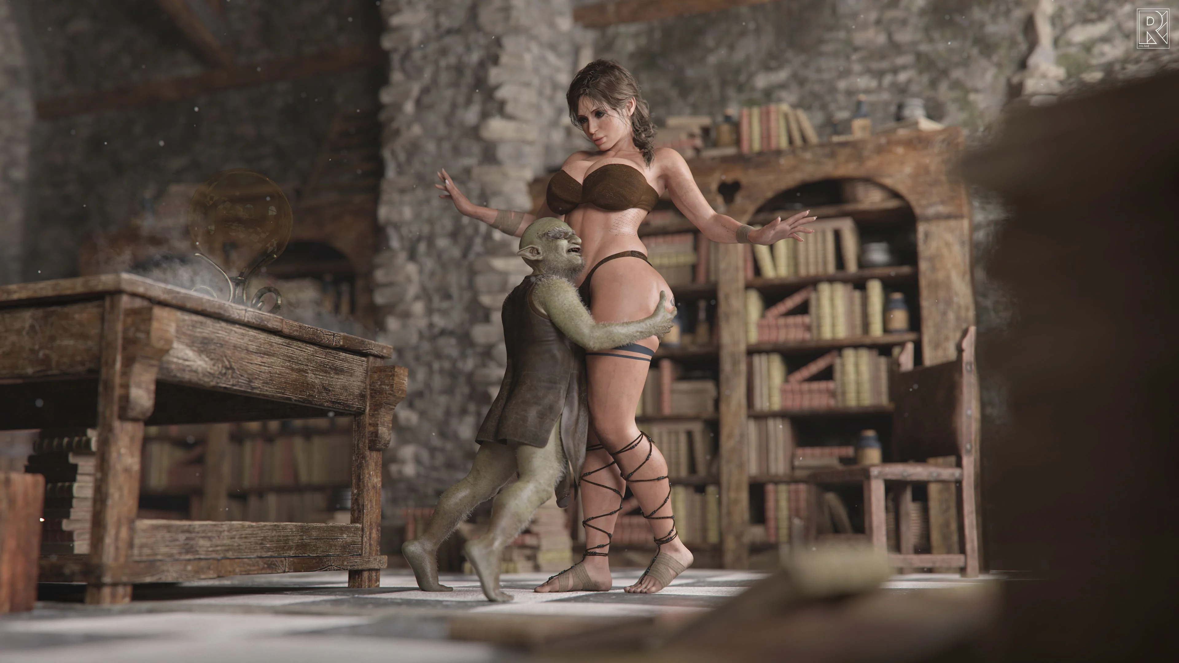 Lara’s Lustful Adventure (Tomb Raider) [Rro.lled] 4.5 . Lara's Lustful Adventure - Textless - Chapter 4 (Tomb Raider) [Rro.lled] – page 33